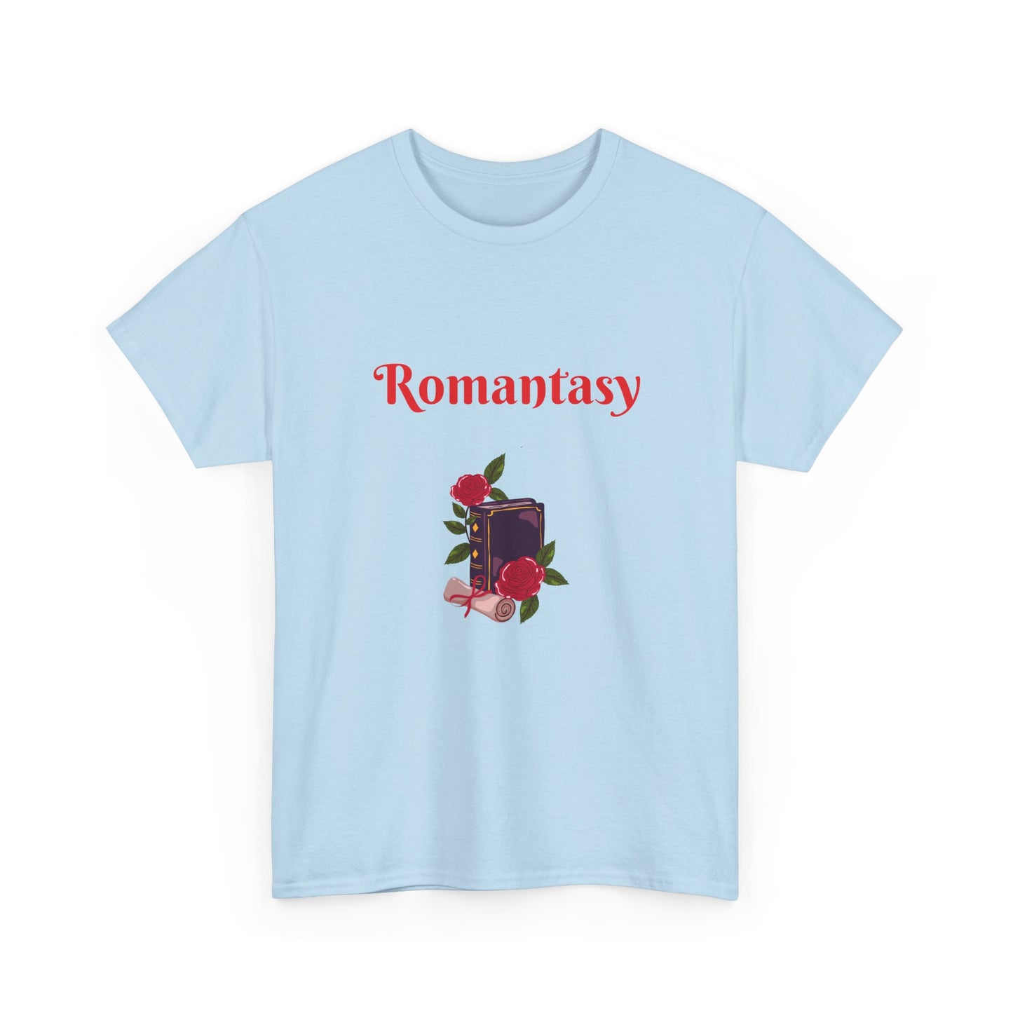 Fantasy -  Graphic Tee - Unisex Heavy Cotton T-Shirt Romantasy Books