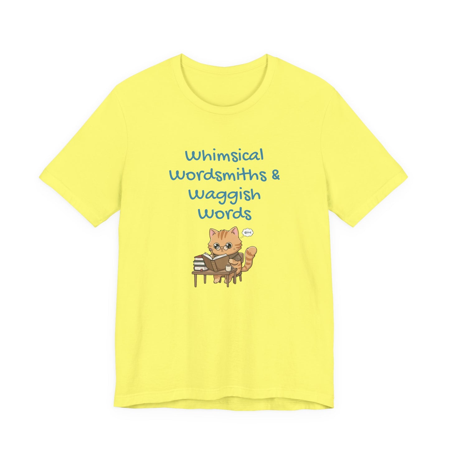 Whimsical Wordsmiths Short Sleeve Tee - Creative Gift for Writers