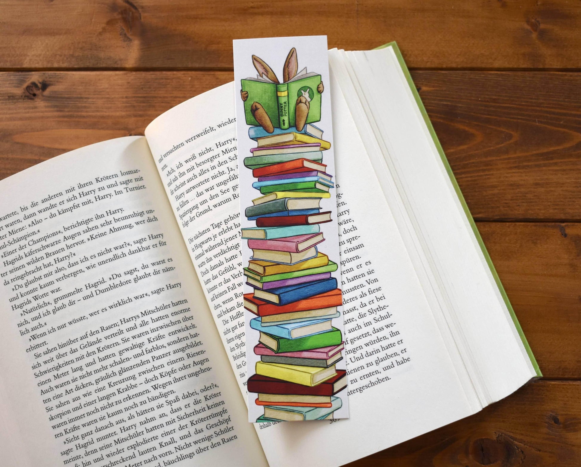 Bladwijzer „Book bunny” - The Dreamer's Bookshop.