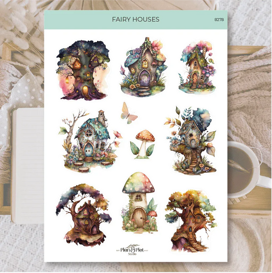 Plan & Plot Studio - Sprookjeshuizen | Stickers - The Dreamer's Bookshop.