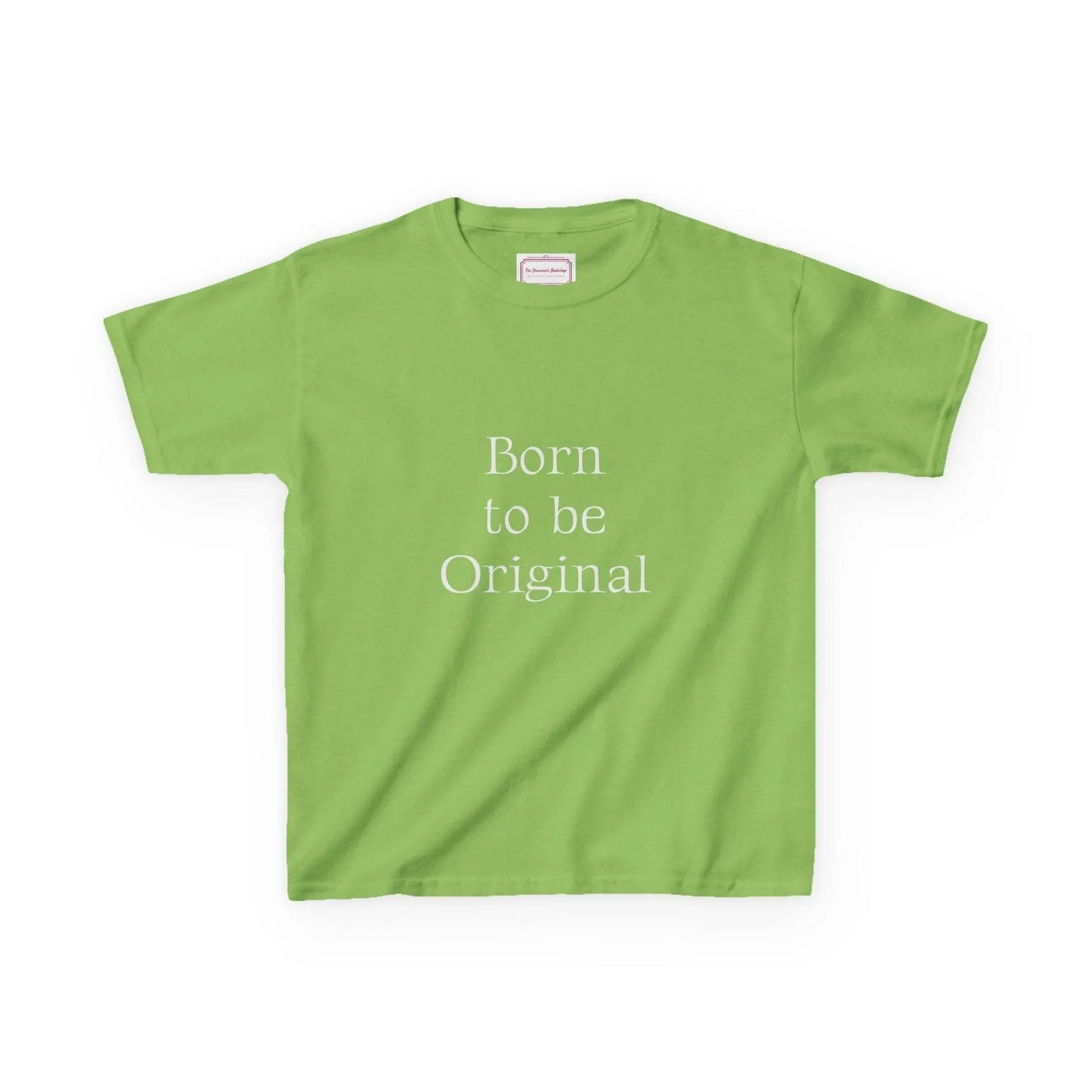 EU - Kids 'Born to be Original' Cotton Tee - Support Young Creators - The Dreamer's Bookshop.