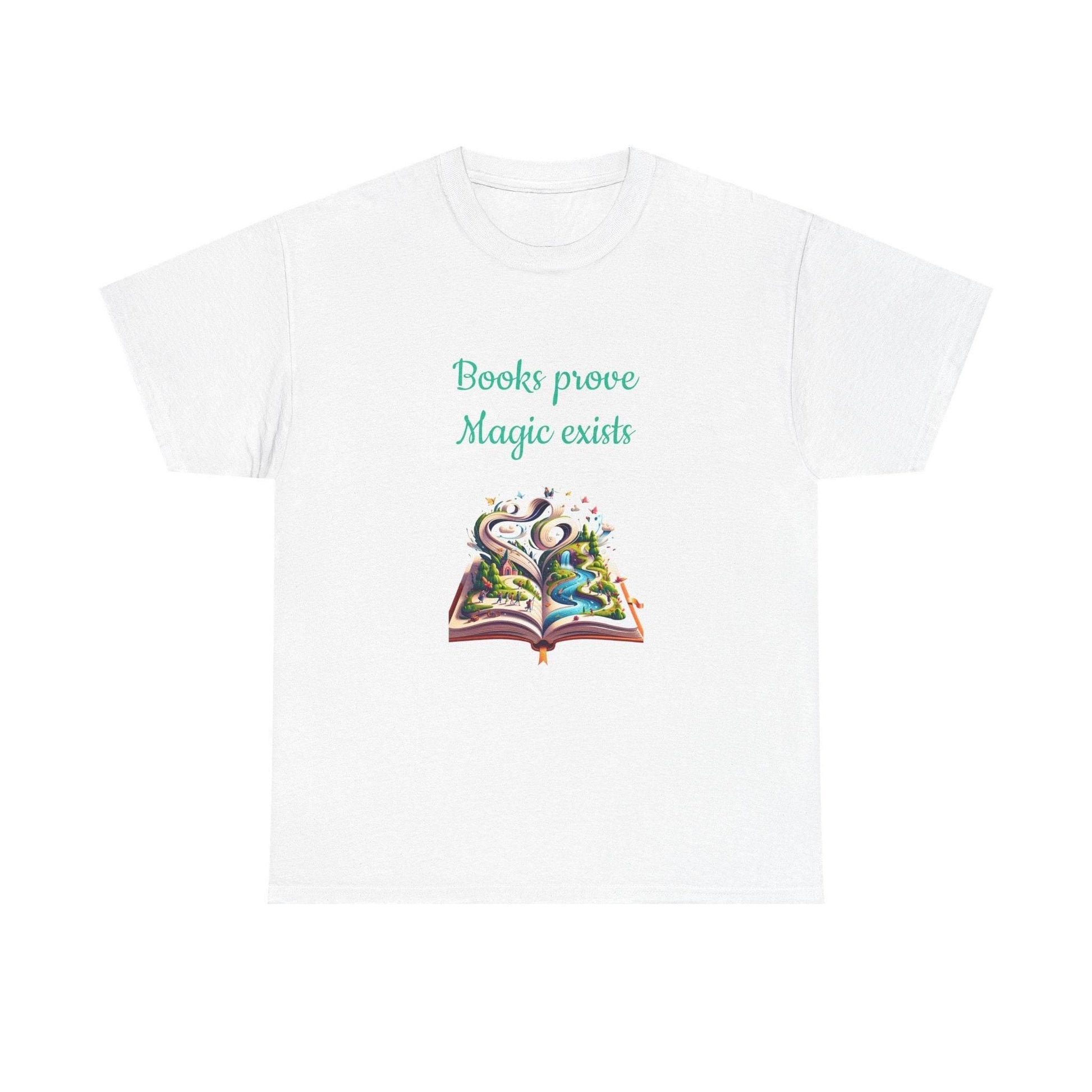 Magic Exists -A Unisex Heavy Cotton Tee - Perfect for Book Lovers - The Dreamer's Bookshop.
