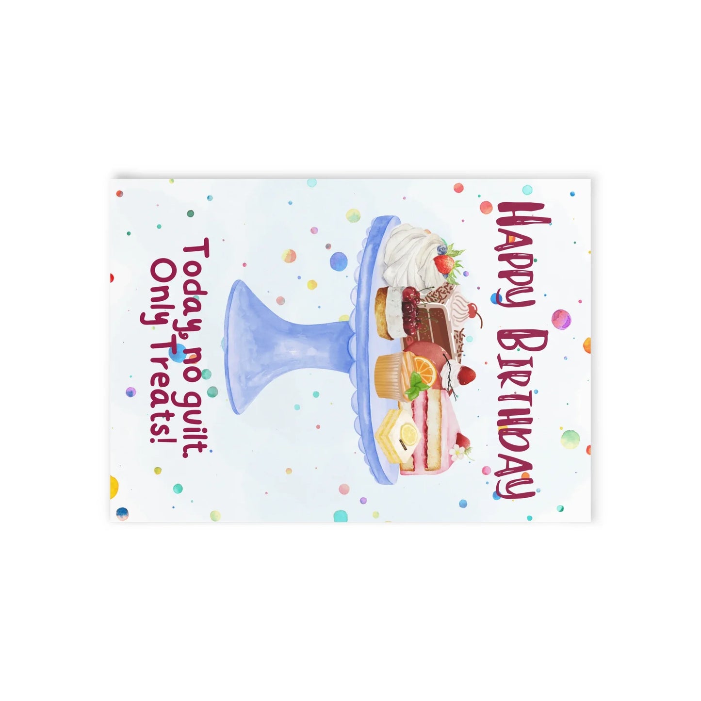 The Dreamer's Bookshop "Just Treats" Birthday Card - The Dreamer's Bookshop.