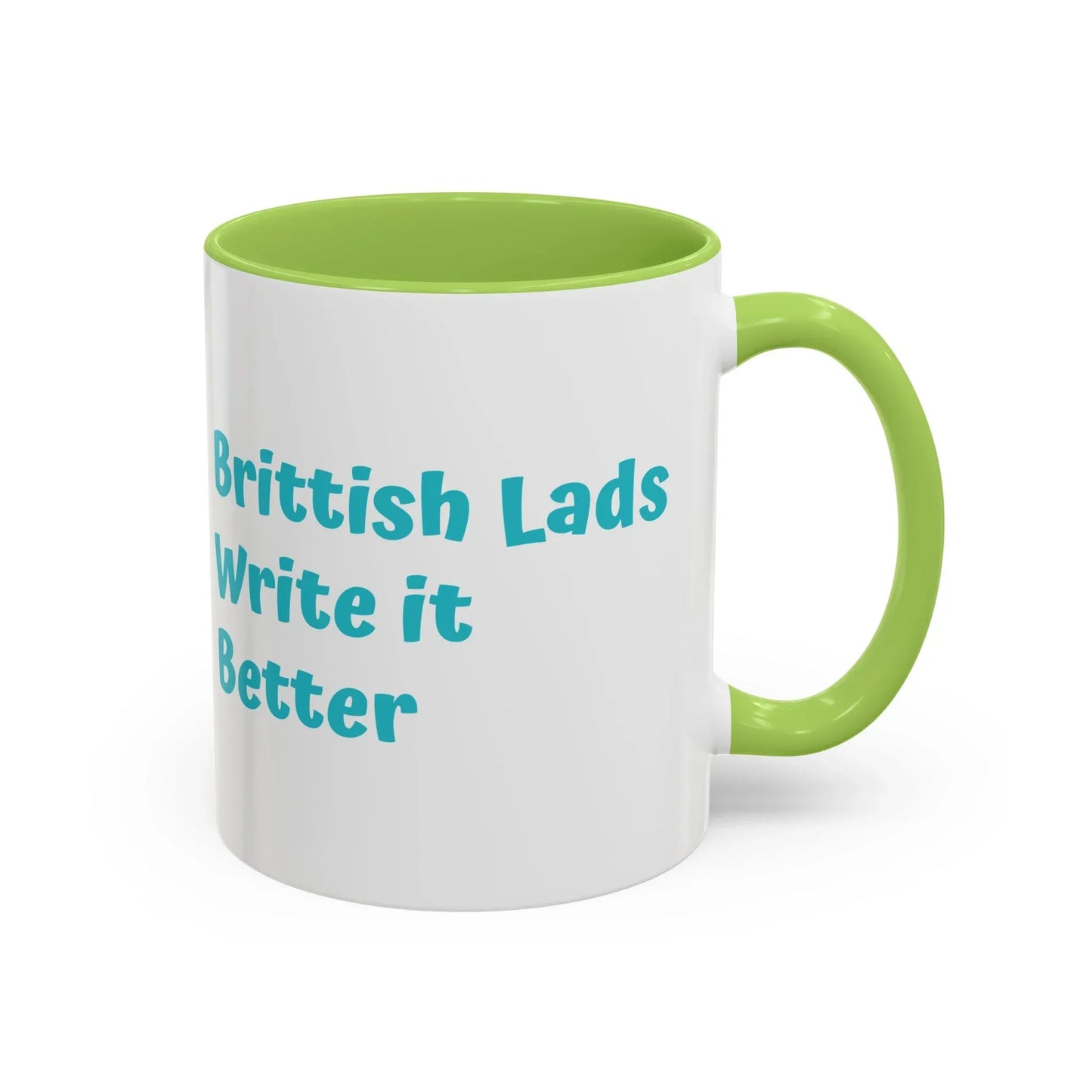 Brittish Lads Write it Better Coffee Mug - Gift for Book Lovers - The Dreamer's Bookshop.
