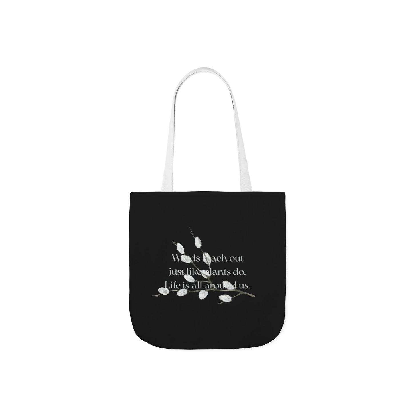 Canvas Tote Bag - "Words Reach Out"