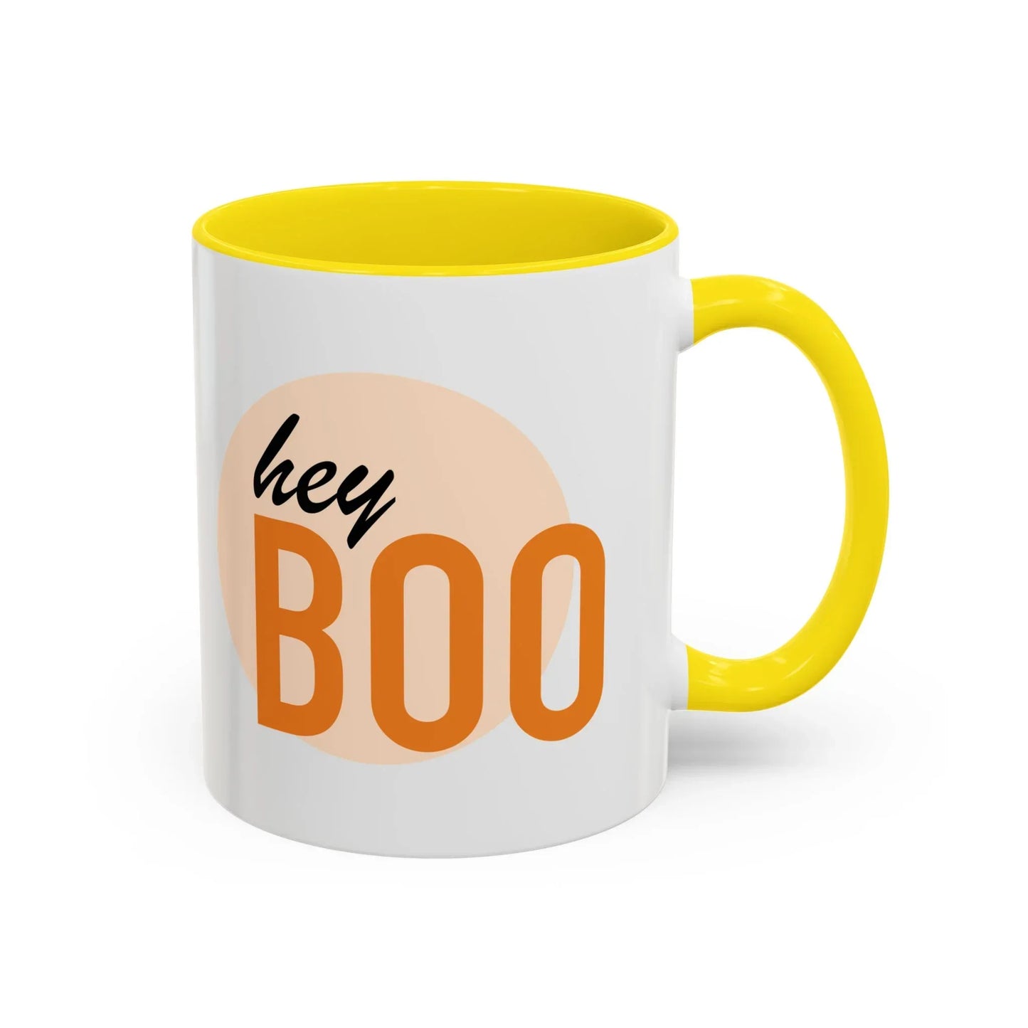 Hey Boo Spooky Coffee Mug - 11oz & 15oz Halloween - The Dreamer's Bookshop.