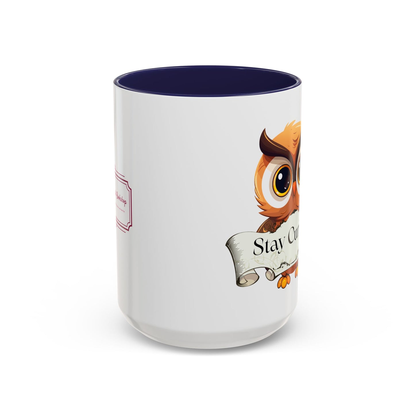 Dreamer's Bookshop "Stay Curious" Coffee Mug - Perfect Gift for Book Lovers