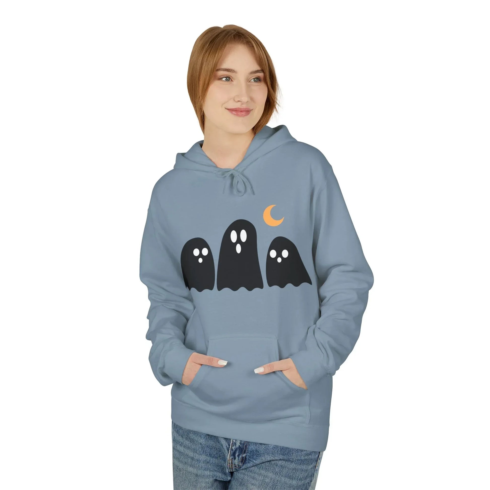 Spooky Hooded Sweatshirt - Halloween - Perfect for Spooky Lovers - The Dreamer's Bookshop.