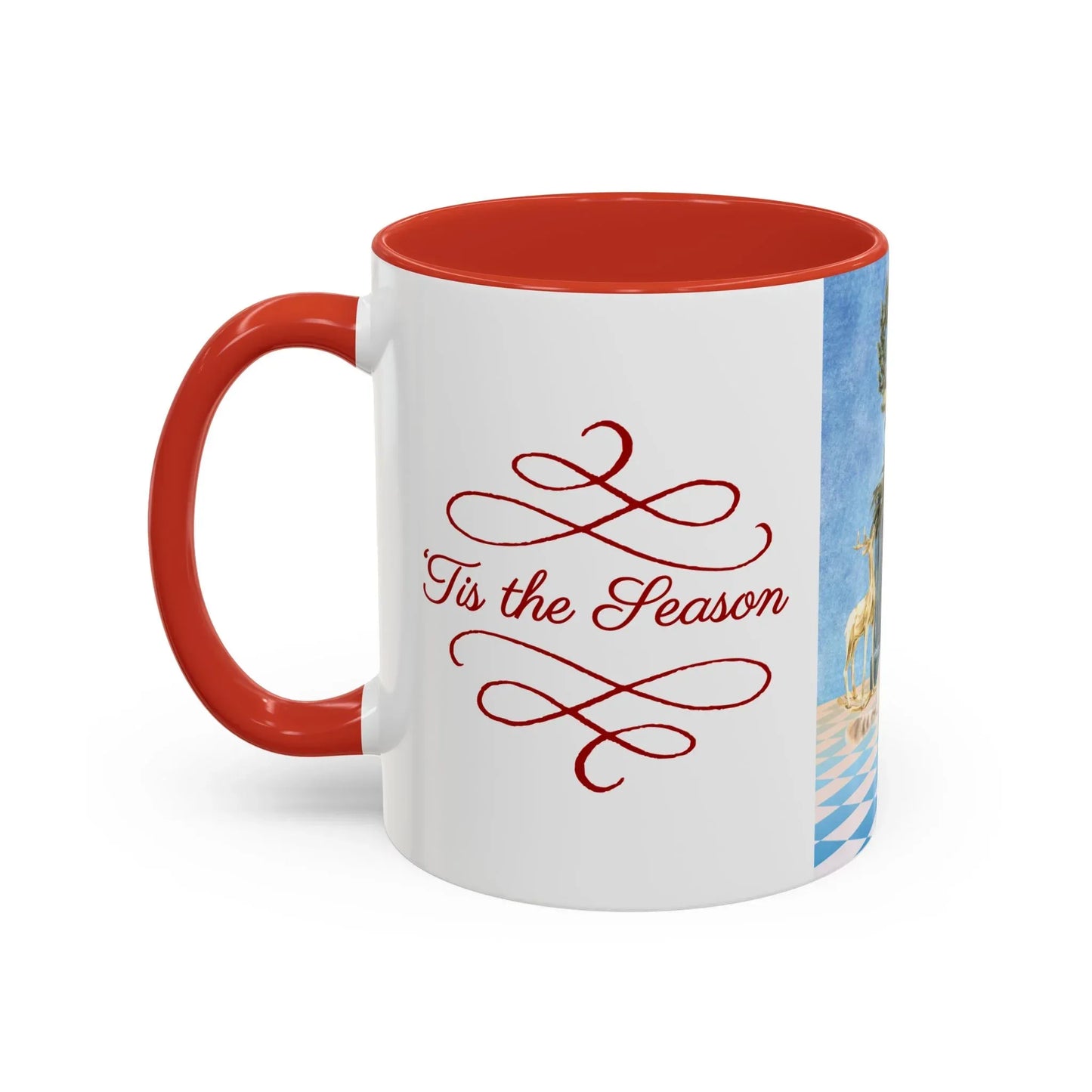 Christmas Tree Decoration - Coffee Mug Gift - tis the season - The Dreamer's Bookshop.