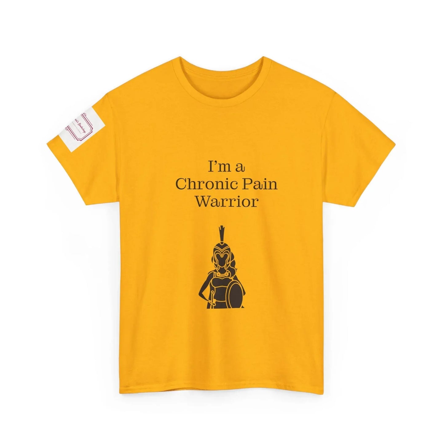 Chronic Pain Warrior Unisex Heavy Cotton Tee - Empowering Apparel for Health Awareness - The Dreamer's Bookshop.