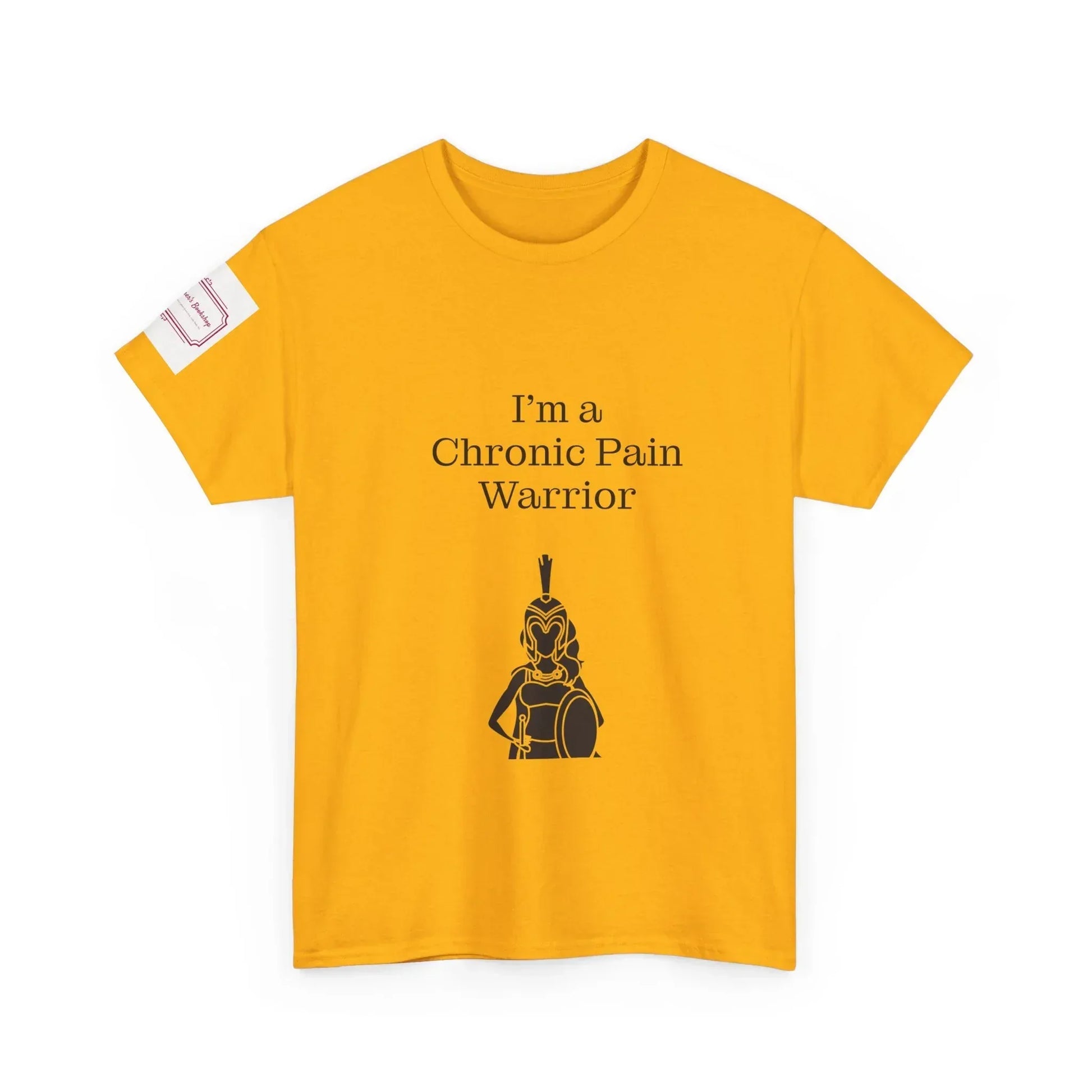 Chronic Pain Warrior Unisex Heavy Cotton Tee - Empowering Apparel for Health Awareness - The Dreamer's Bookshop.