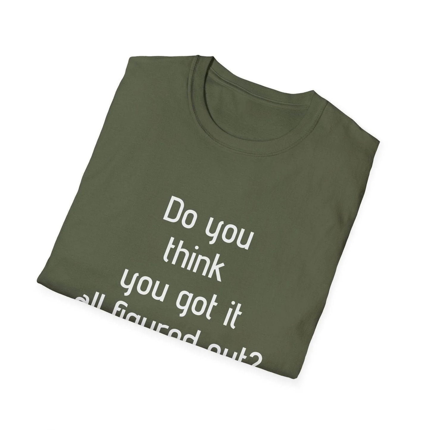 Unisex Softstyle T-Shirt - 'Think Again' - The Dreamer's Bookshop.