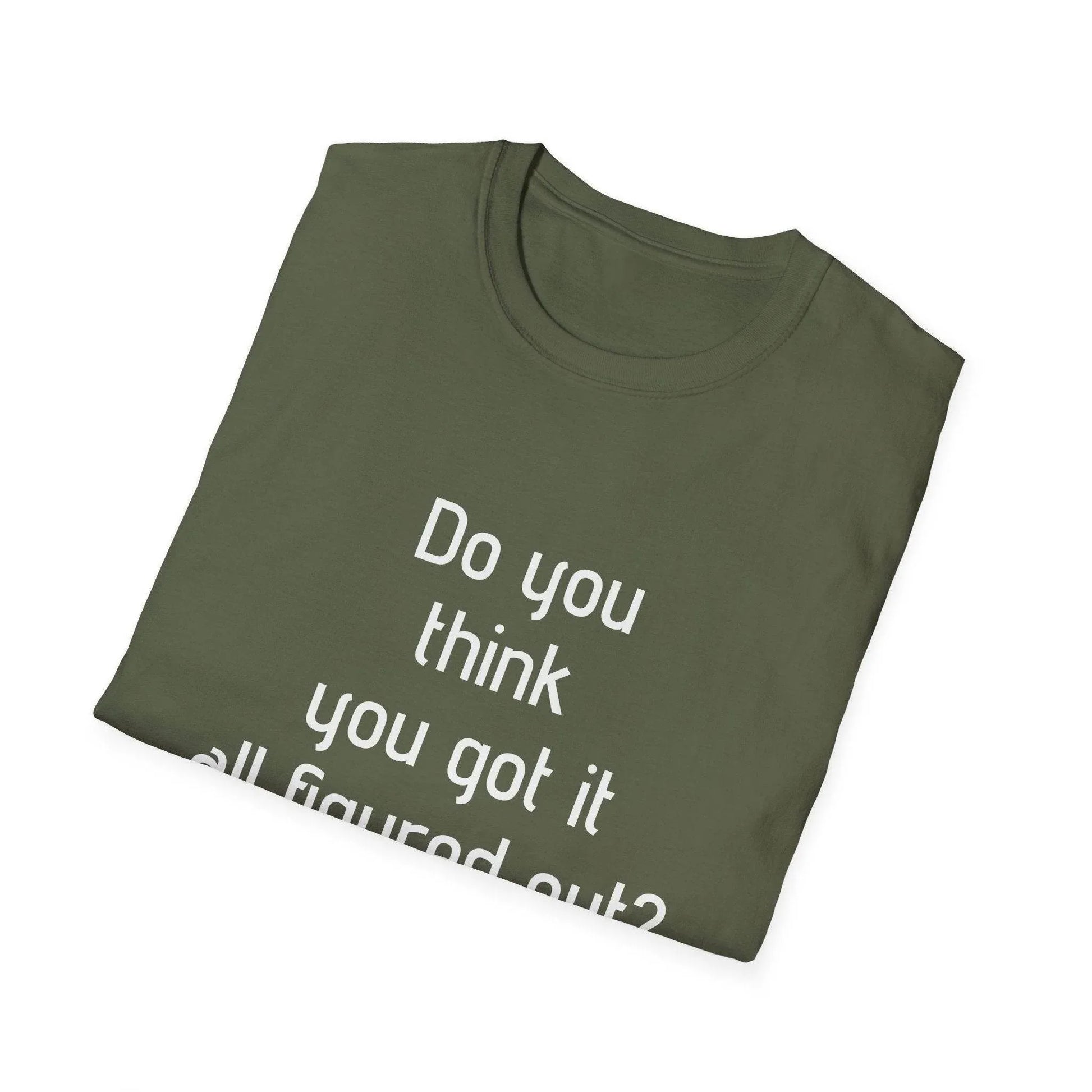 Unisex Softstyle T-Shirt - 'Think Again' - The Dreamer's Bookshop.