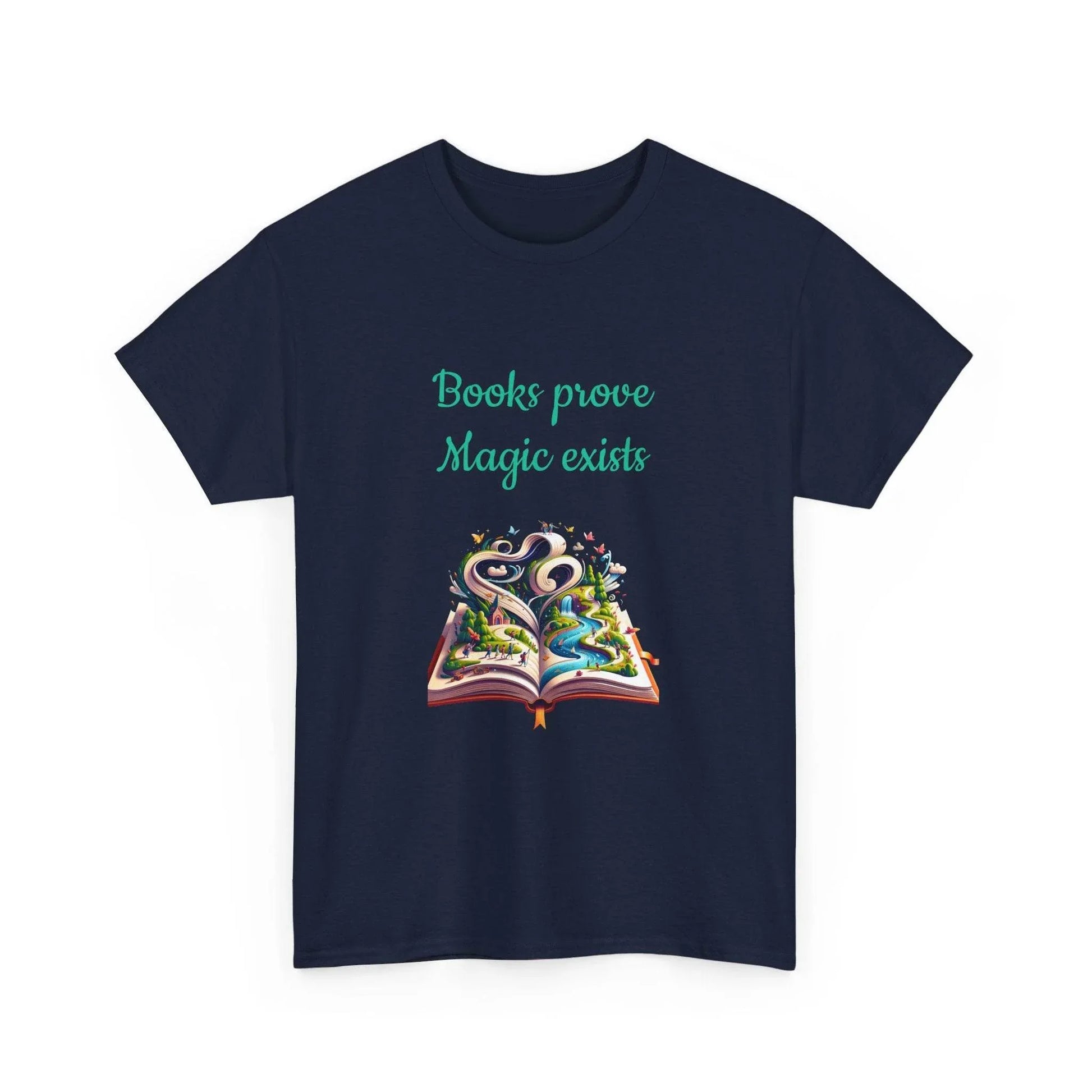 Magic Exists -A Unisex Heavy Cotton Tee - Perfect for Book Lovers - The Dreamer's Bookshop.