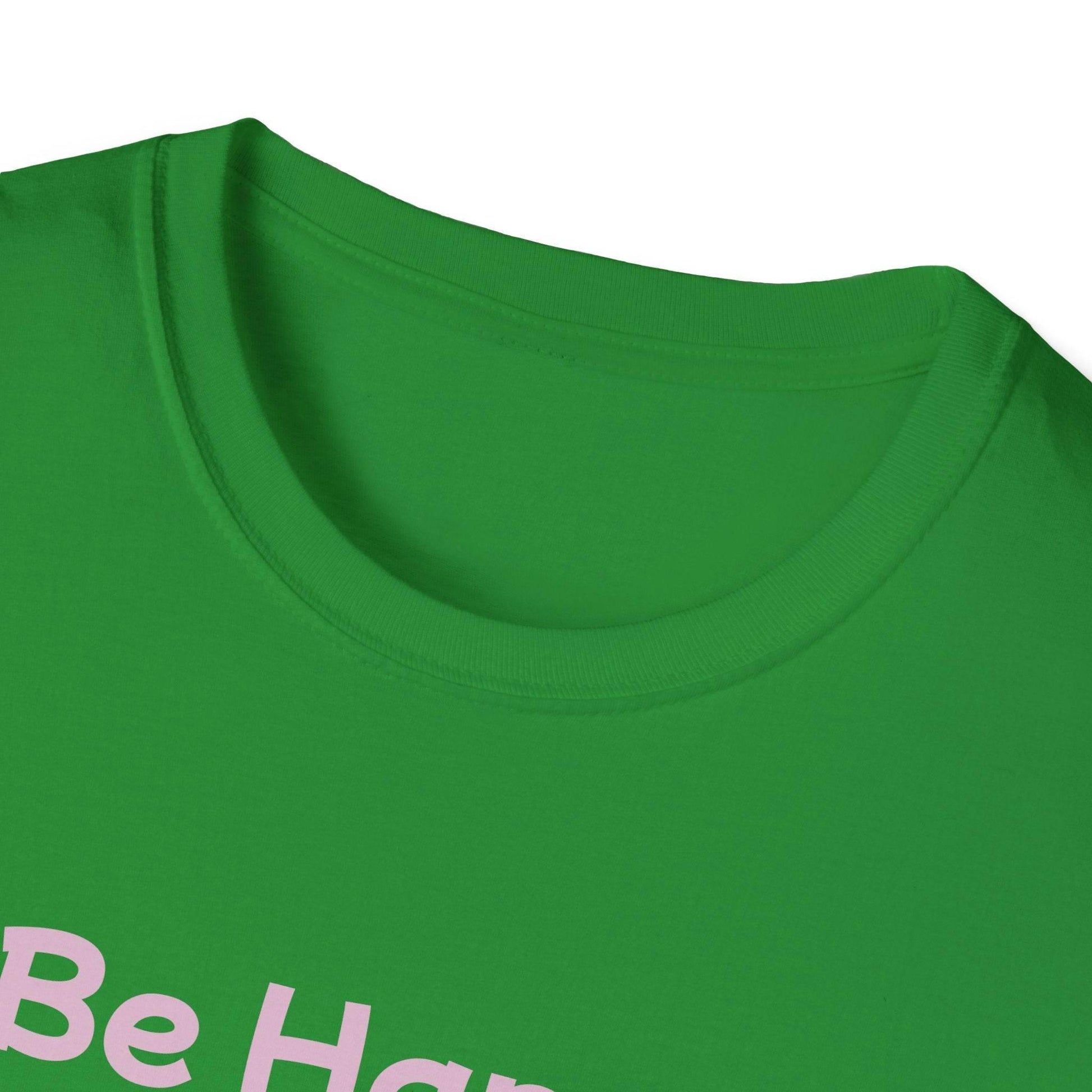 Be Happy Stay Positive Graphic T-Shirt for Optimism Lovers - The Dreamer's Bookshop.