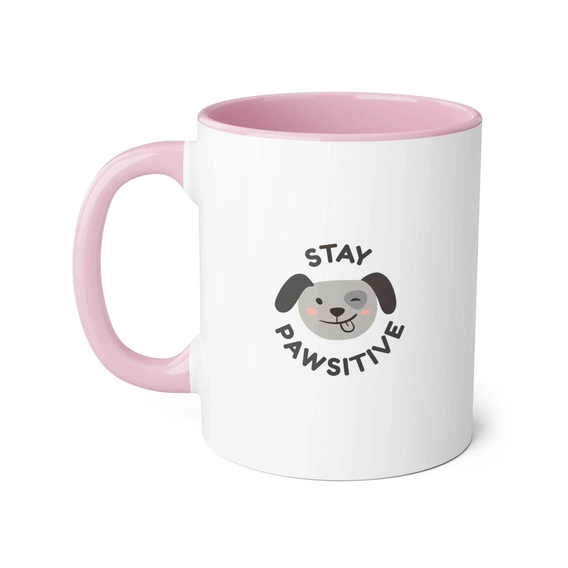 Funny Pawsitive Mug - 11oz Cup for Coffee Lovers - The Dreamer's Bookshop.
