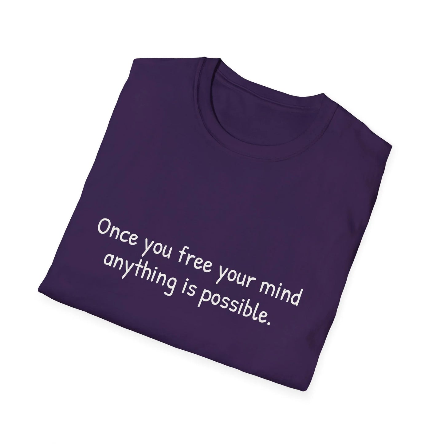 Poetic Unisex Softstyle T-Shirt - Once you Free