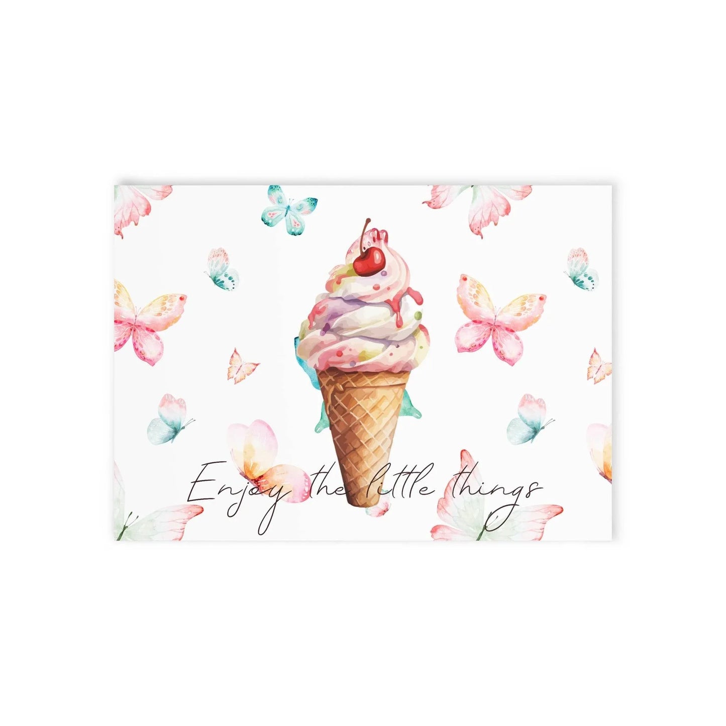 The Dreamer's Bookshop "Gelato" Enjoy the Little Things Card - The Dreamer's Bookshop.