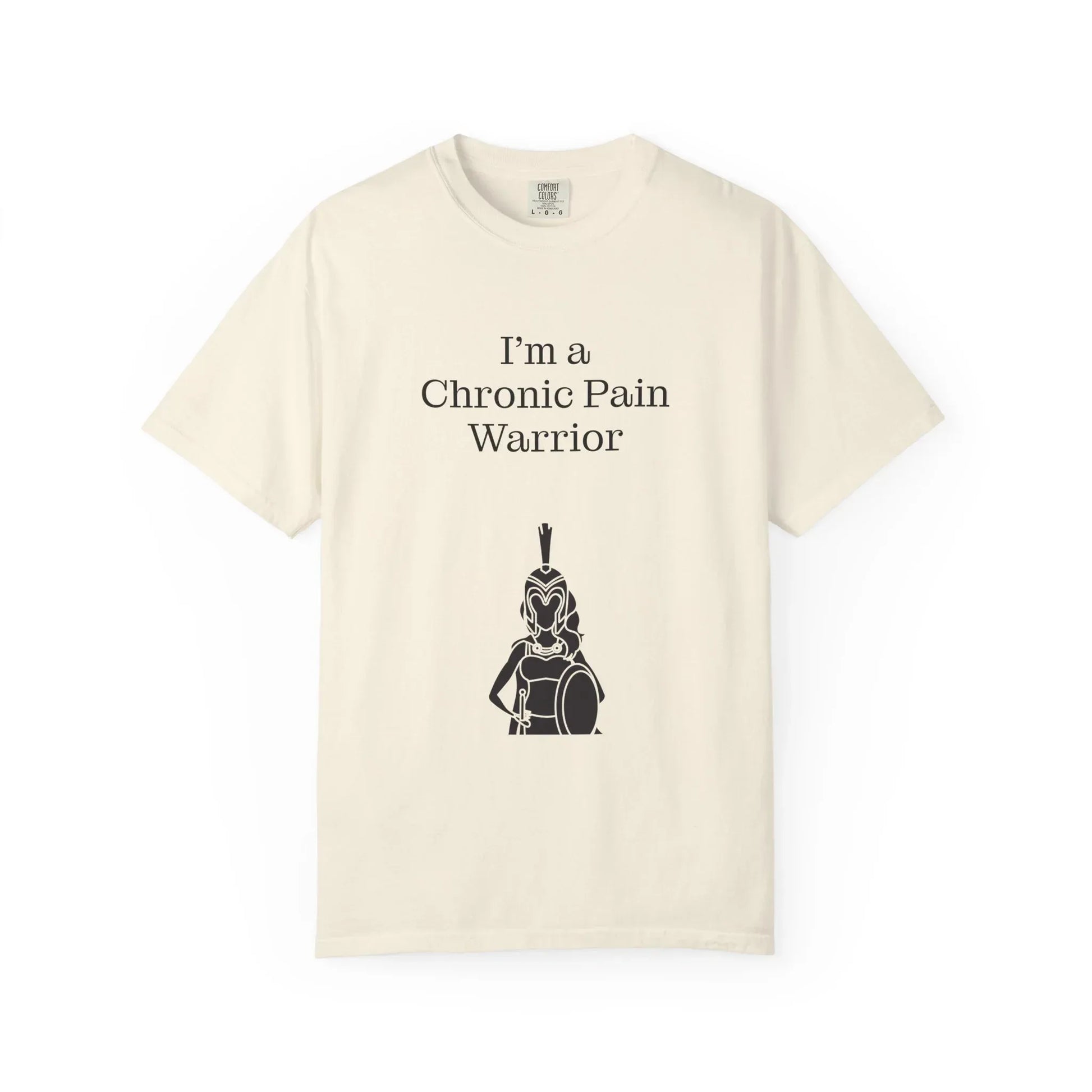 Chronic Pain Warrior Unisex Garment-Dyed T-Shirt - Empowering Supportive Apparel - The Dreamer's Bookshop.