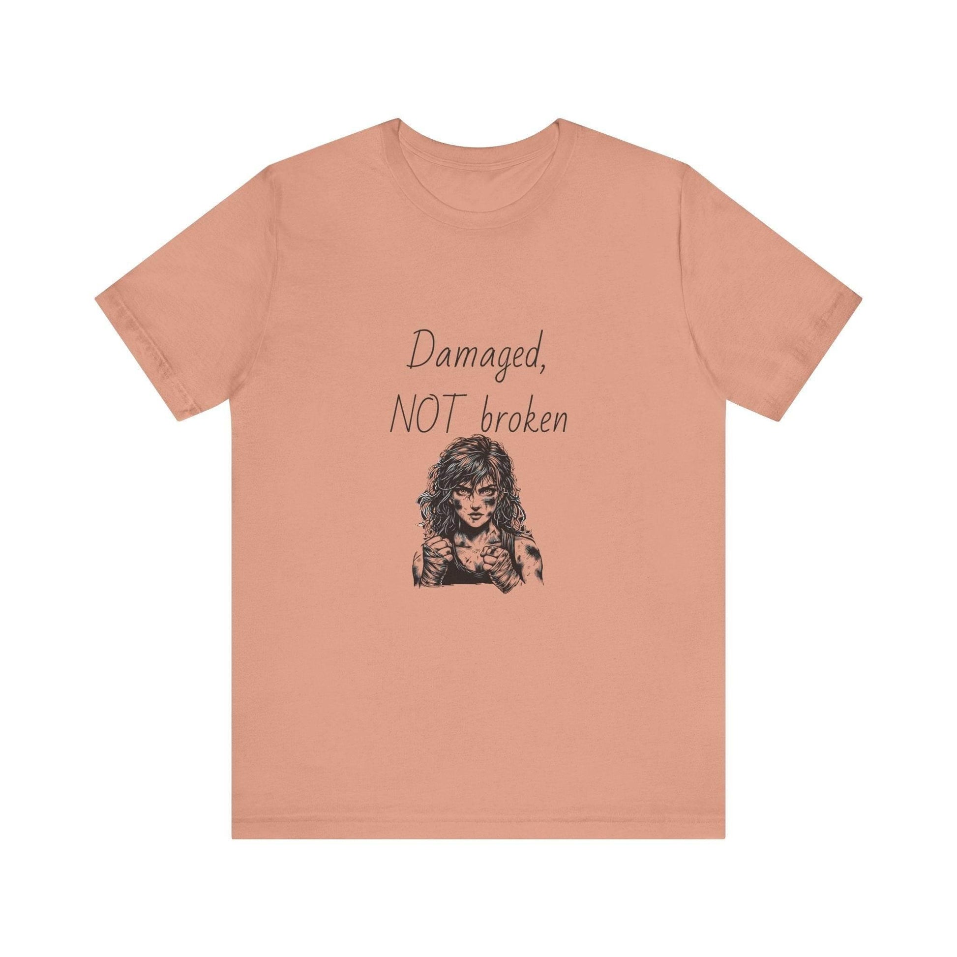 Fierce Survivor Unisex Short Sleeve Tee - Damaged, NOT broken - The Dreamer's Bookshop.