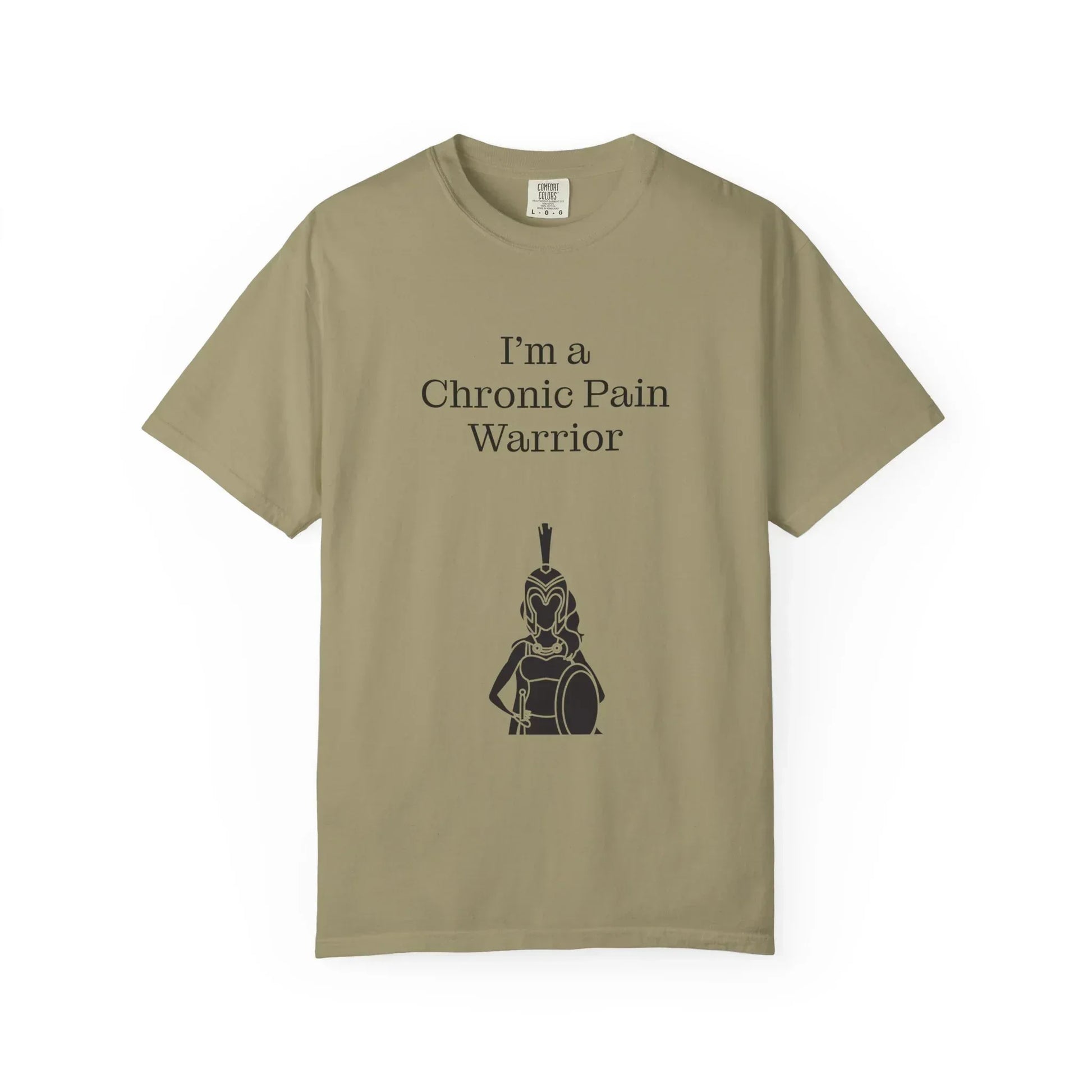 Chronic Pain Warrior Unisex Garment-Dyed T-Shirt - Empowering Supportive Apparel - The Dreamer's Bookshop.