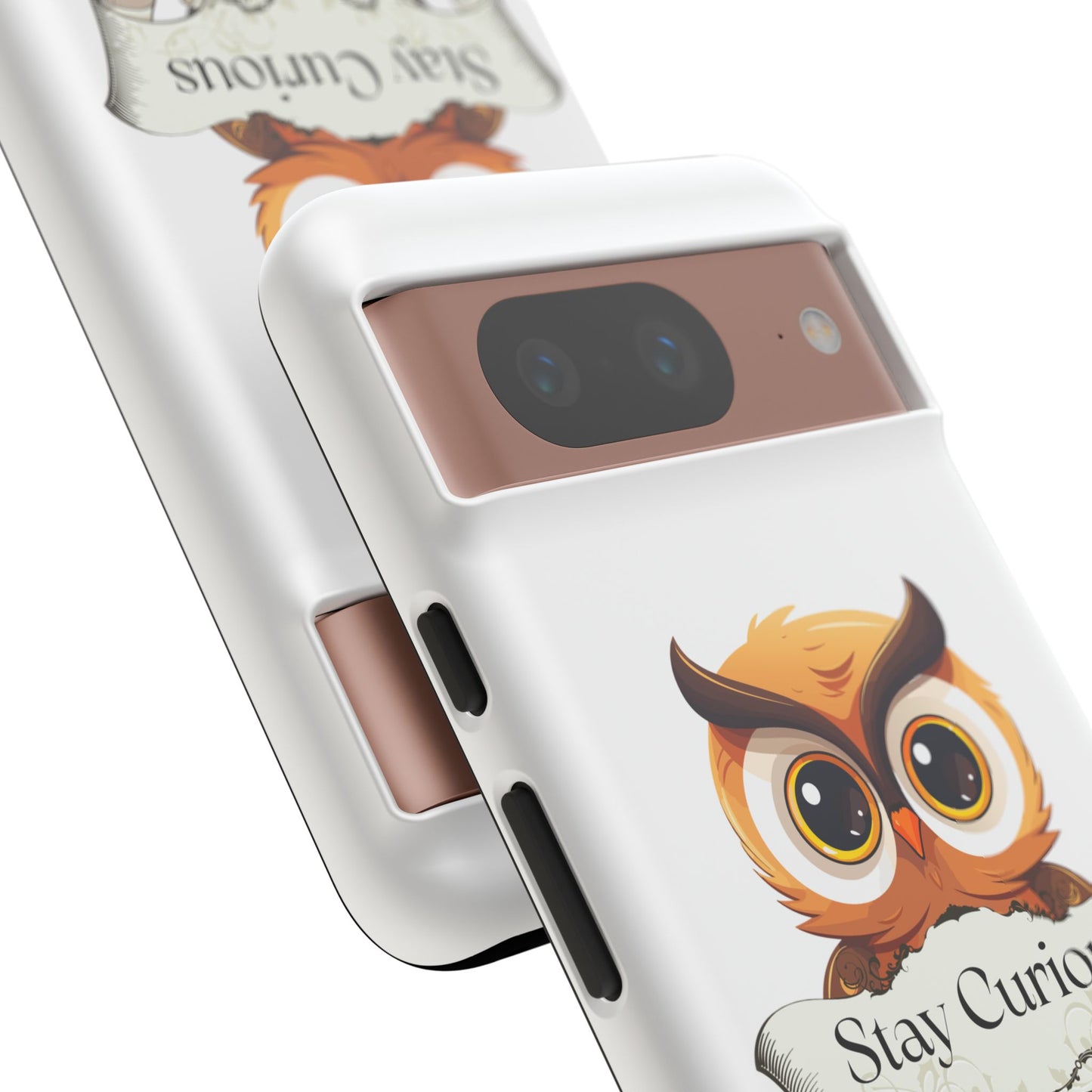 Google - Artistic Phone Case with Stay Curious - The Dreamer's Bookshop Design - Tough Cases