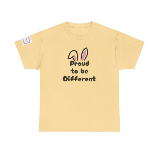 Proud to be Different Unisex Heavy Cotton Tee - Celebrate Individuality - The Dreamer's Bookshop.