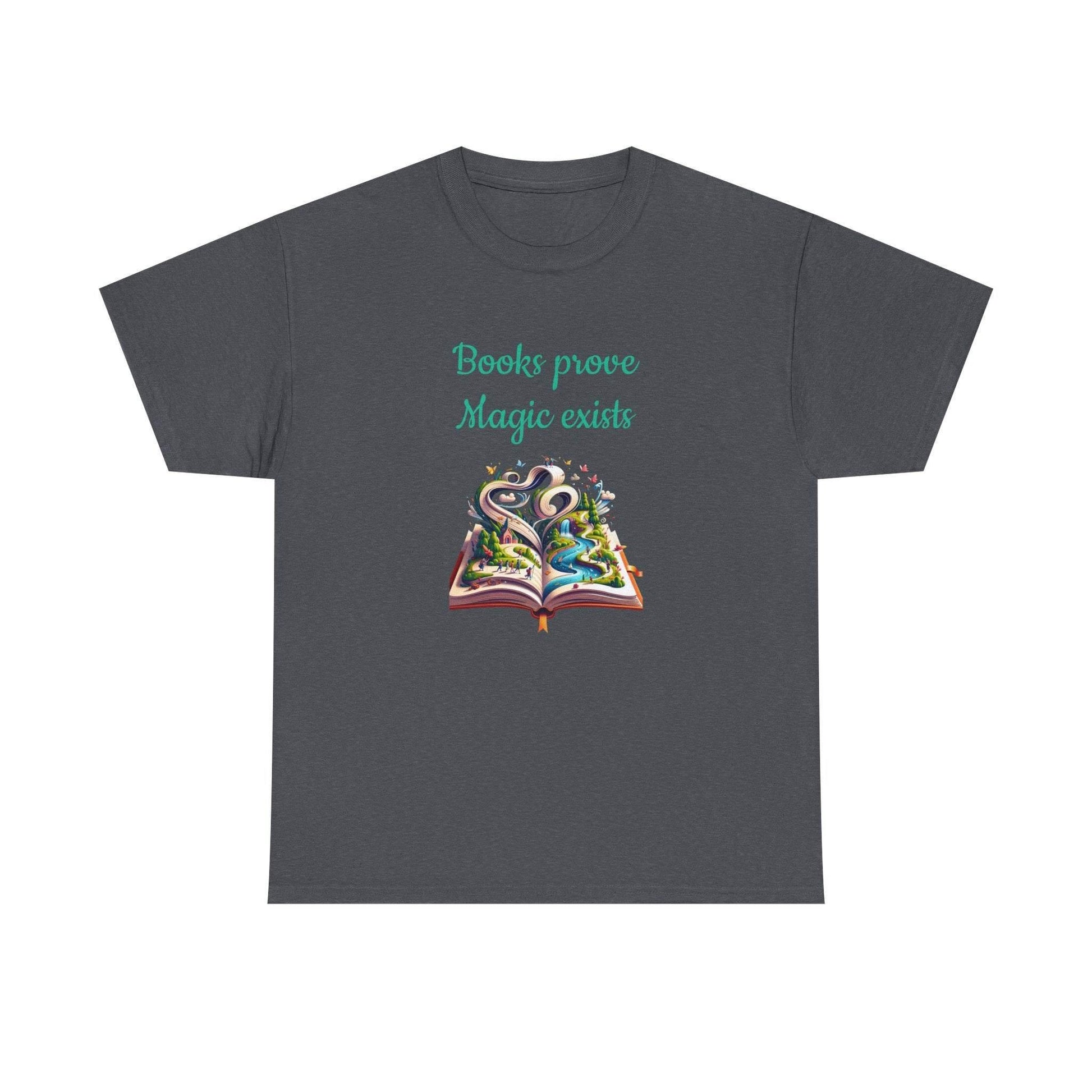 Magic Exists -A Unisex Heavy Cotton Tee - Perfect Gift for Book Lovers - The Dreamer's Bookshop.