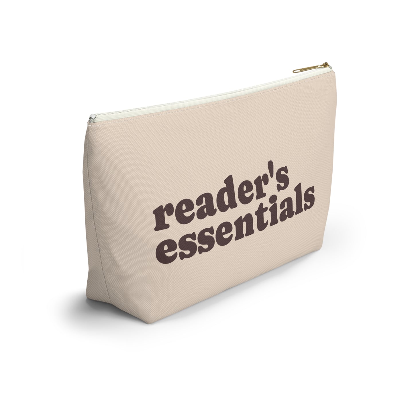 Accessory Pouch — "Stay Curious" Reader's Essentials Bag