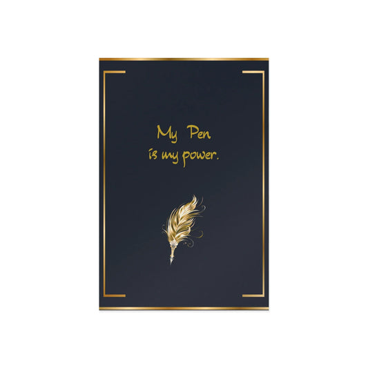 The Dreamer's Bookshop "My Pen is my Power" Art Print Card - The Dreamer's Bookshop.