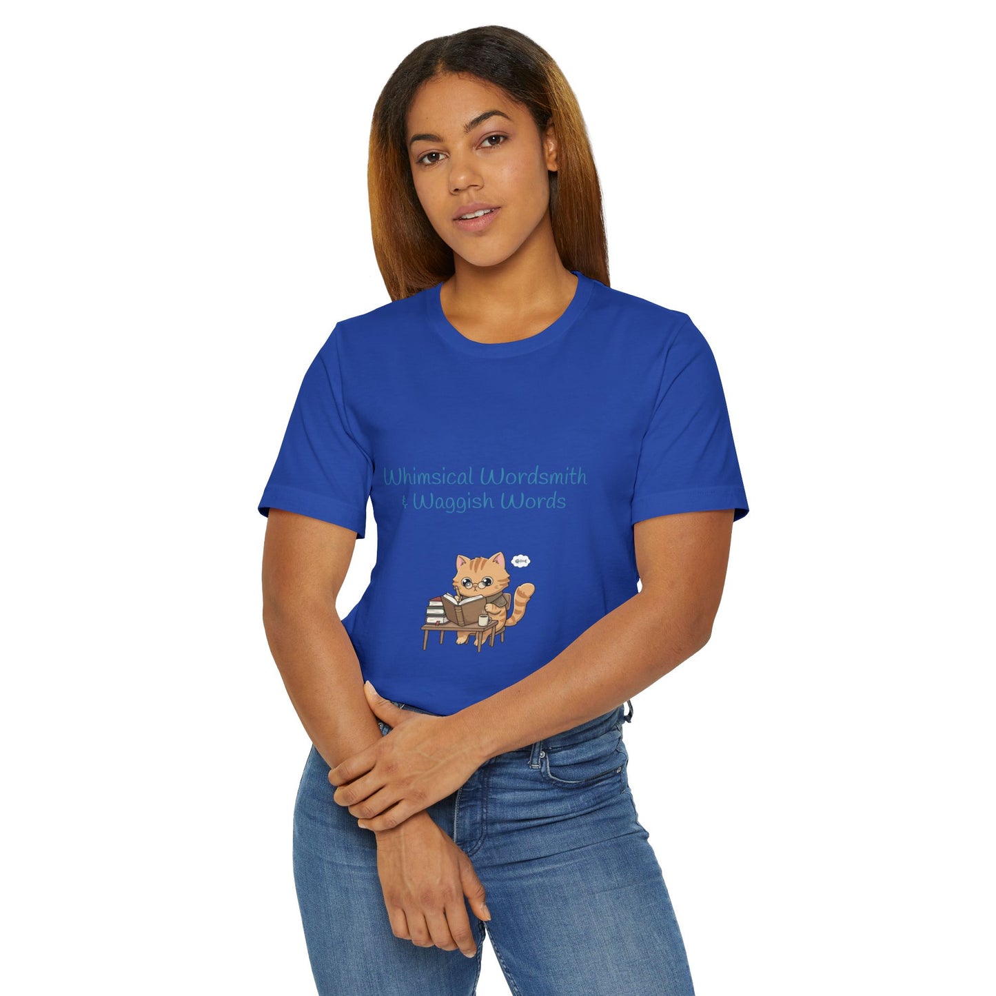 Unisex Jersey T-Shirt - 'Whimsical Wordsmith' Book lovers