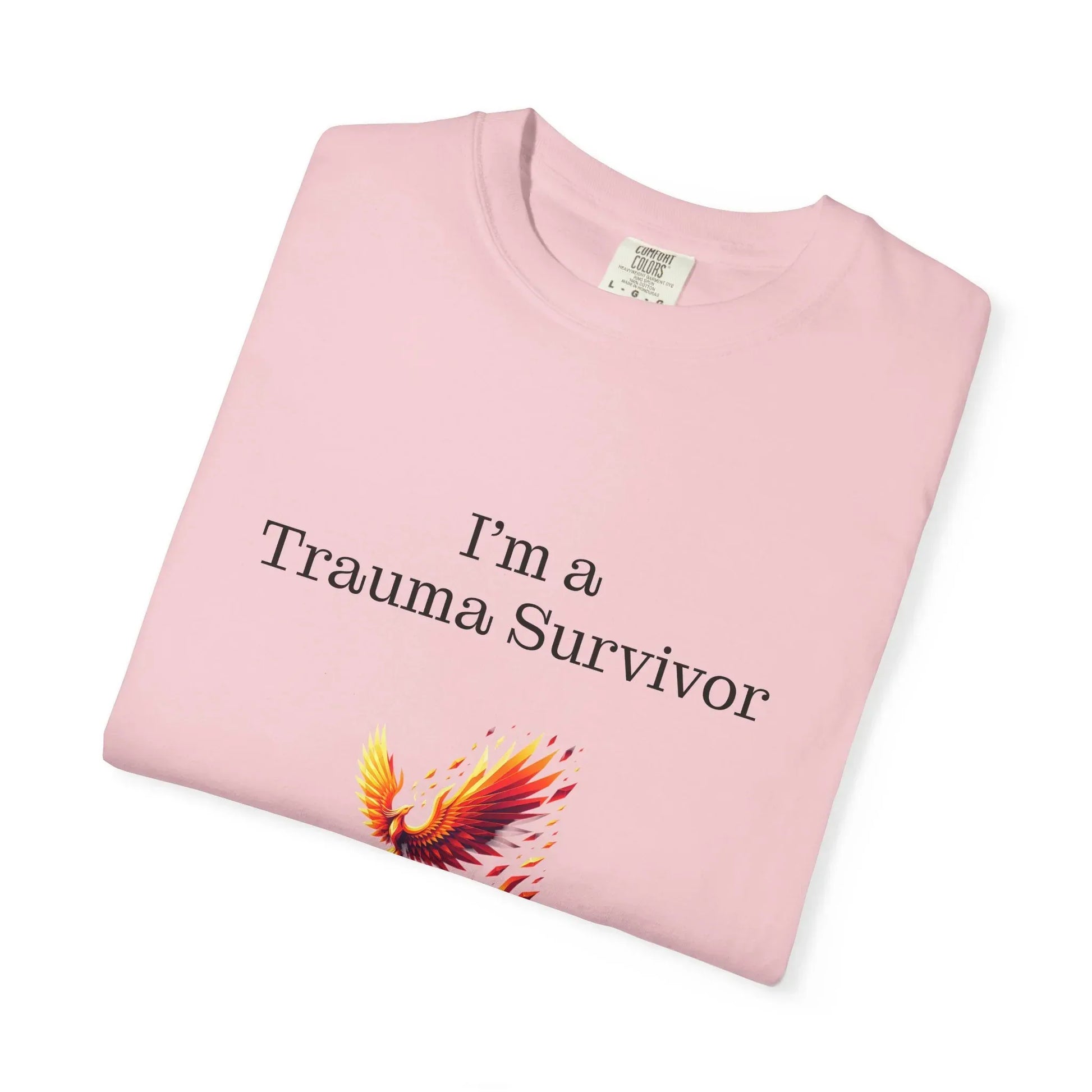 Trauma Survivor Unisex Garment-Dyed T-Shirt - Empowering Supportive Apparel - The Dreamer's Bookshop.