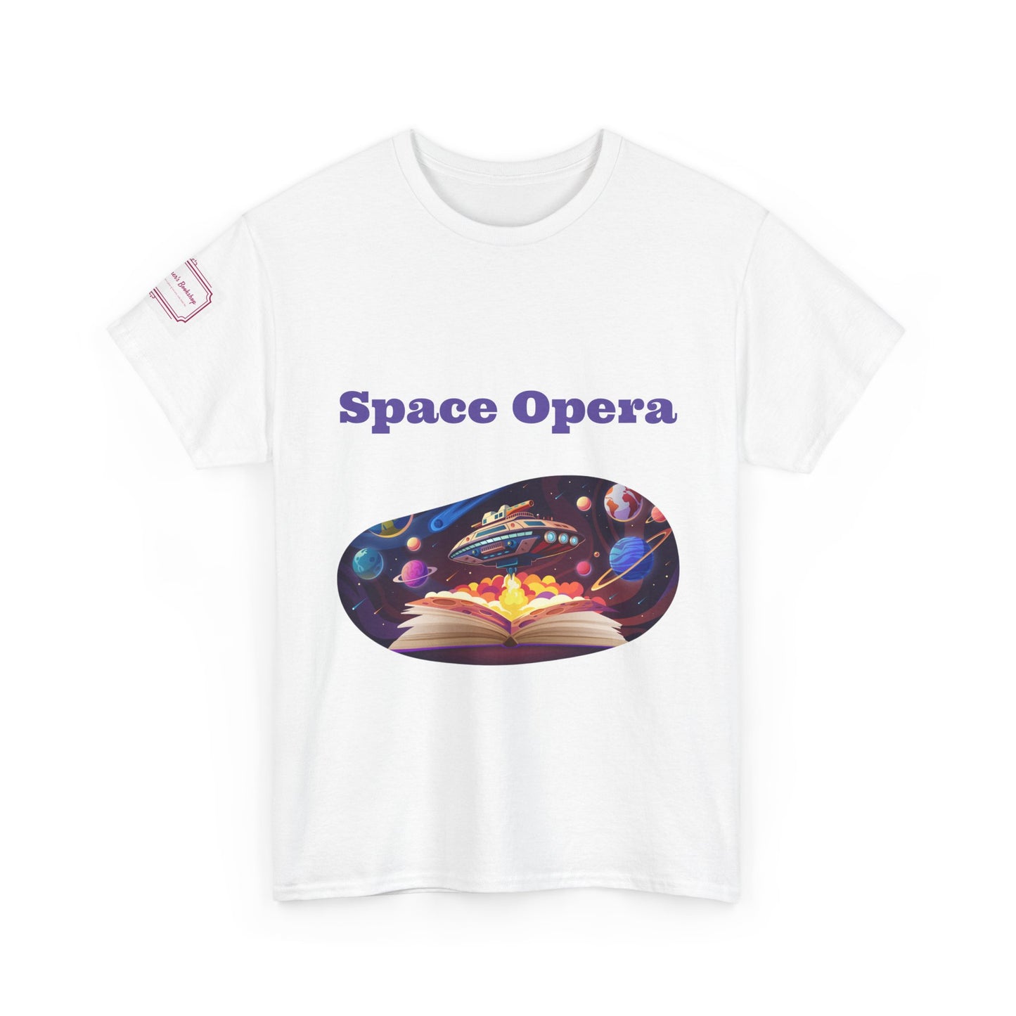 Space Opera  - Unisex Heavy Cotton Tee - Sci-Fi Books