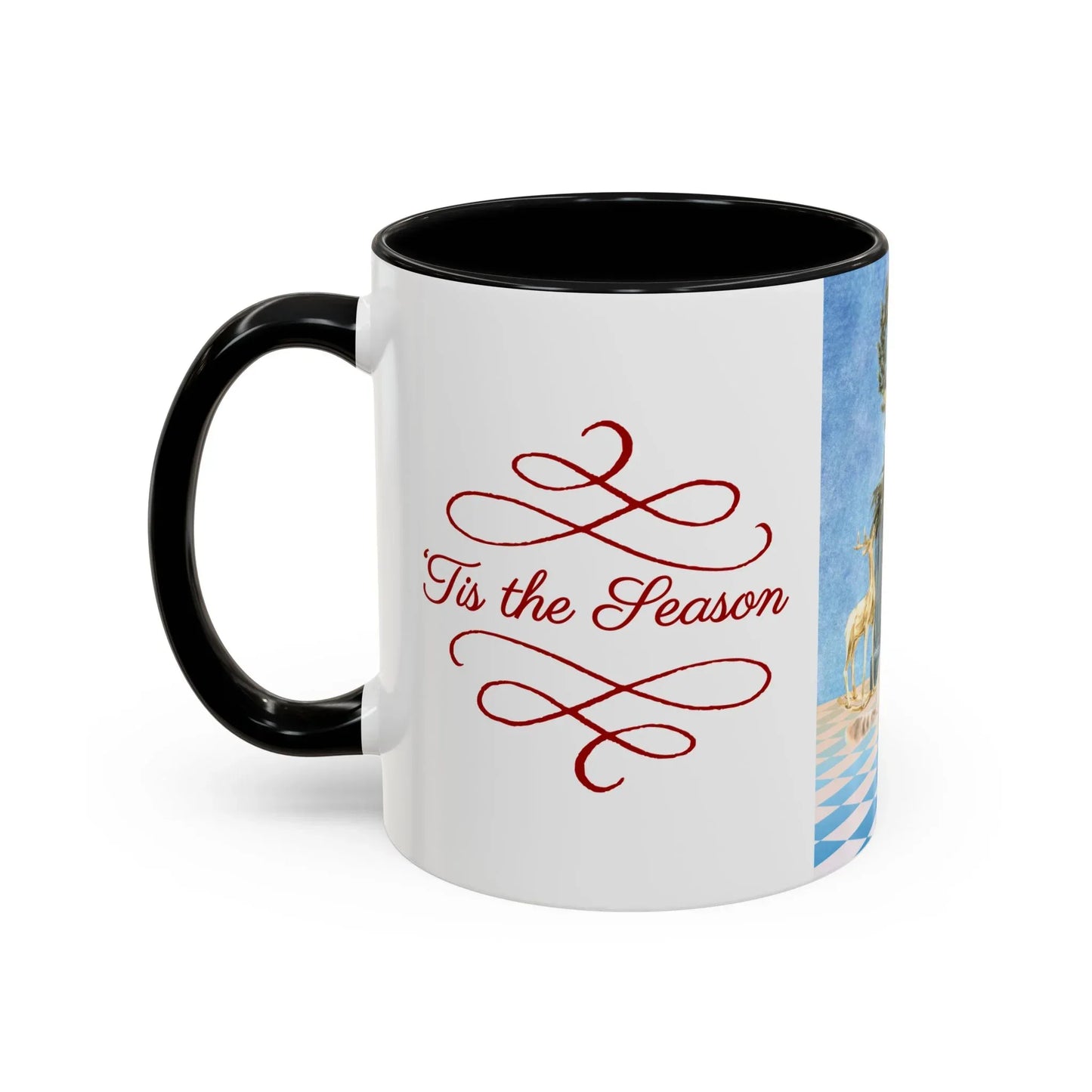 Christmas Tree Decoration - Coffee Mug Gift - tis the season - The Dreamer's Bookshop.