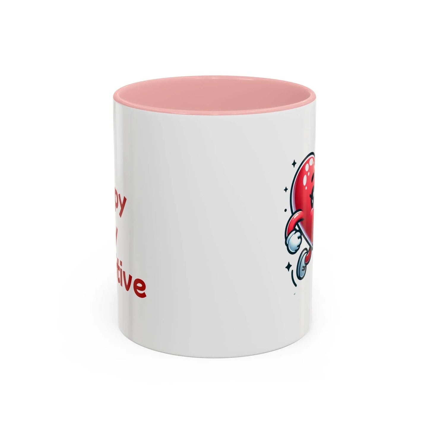 Cute Heart Character Coffee Mug - 11 & 15oz - The Dreamer's Bookshop.