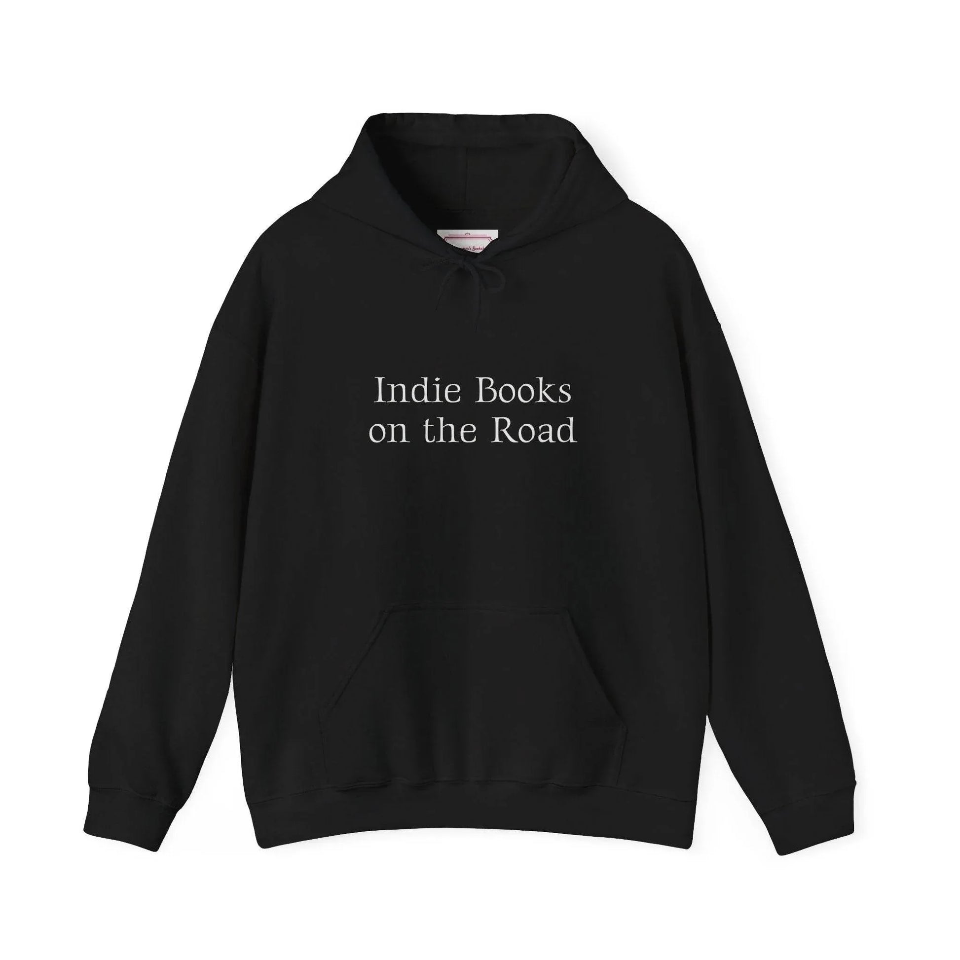 Indie Books on the Road Hooded Sweatshirt - Perfect for Book Lovers - The Dreamer's Bookshop.