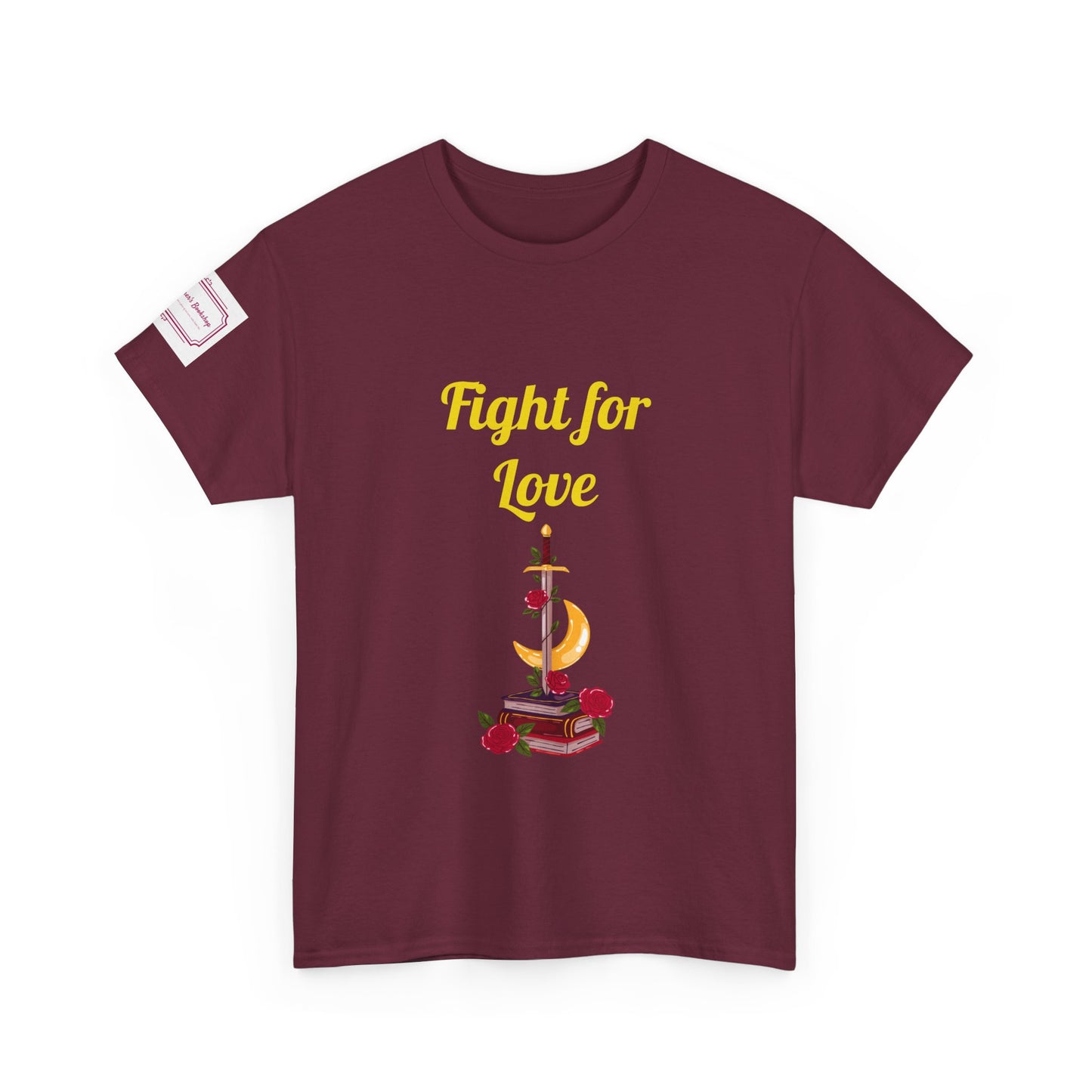 UK - Fight for Love -  Unisex Heavy Cotton Tee - Romance Books