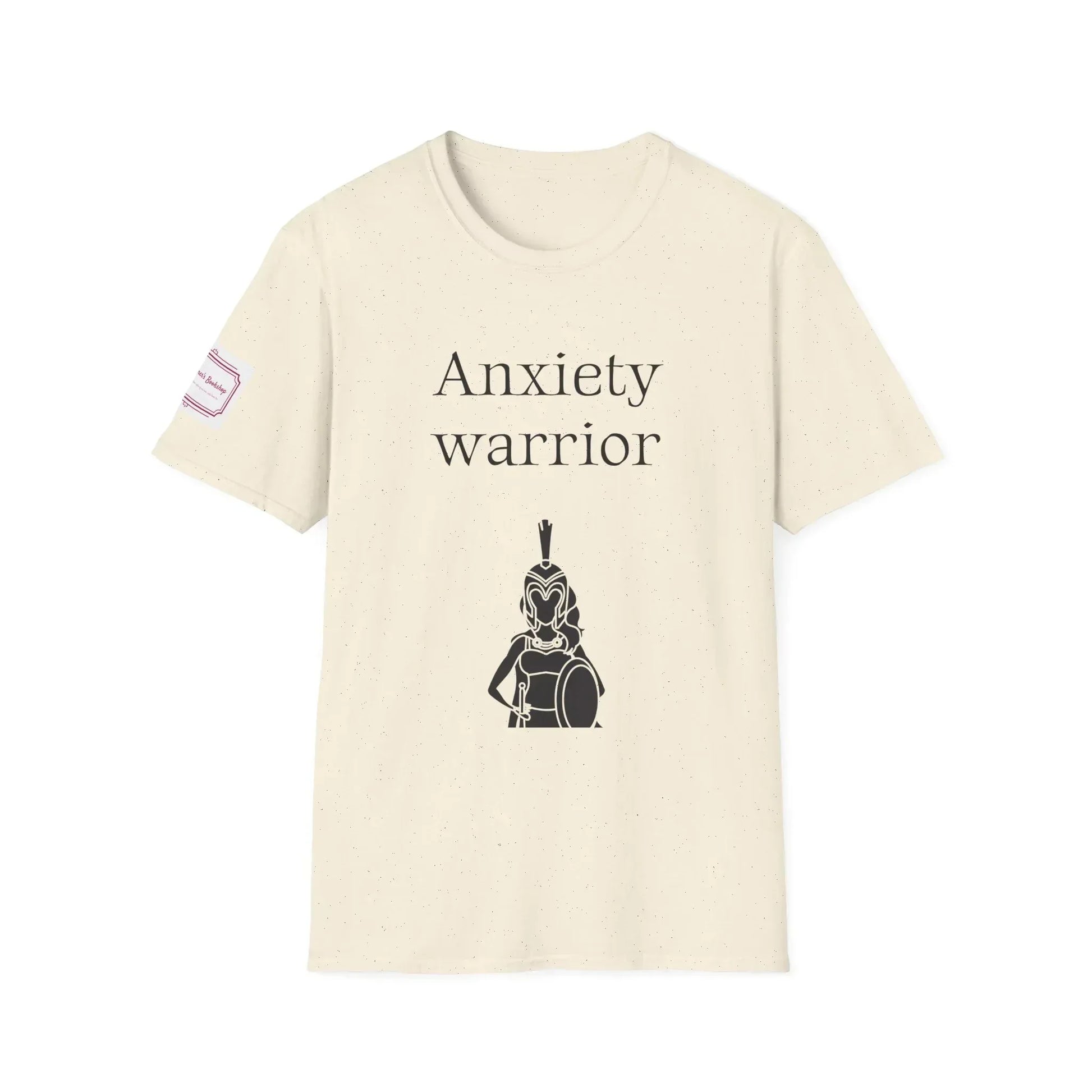 Anxiety Warrior Unisex Softstyle T-Shirt - Empowering Graphic Tee for Mental Health Awareness - The Dreamer's Bookshop.