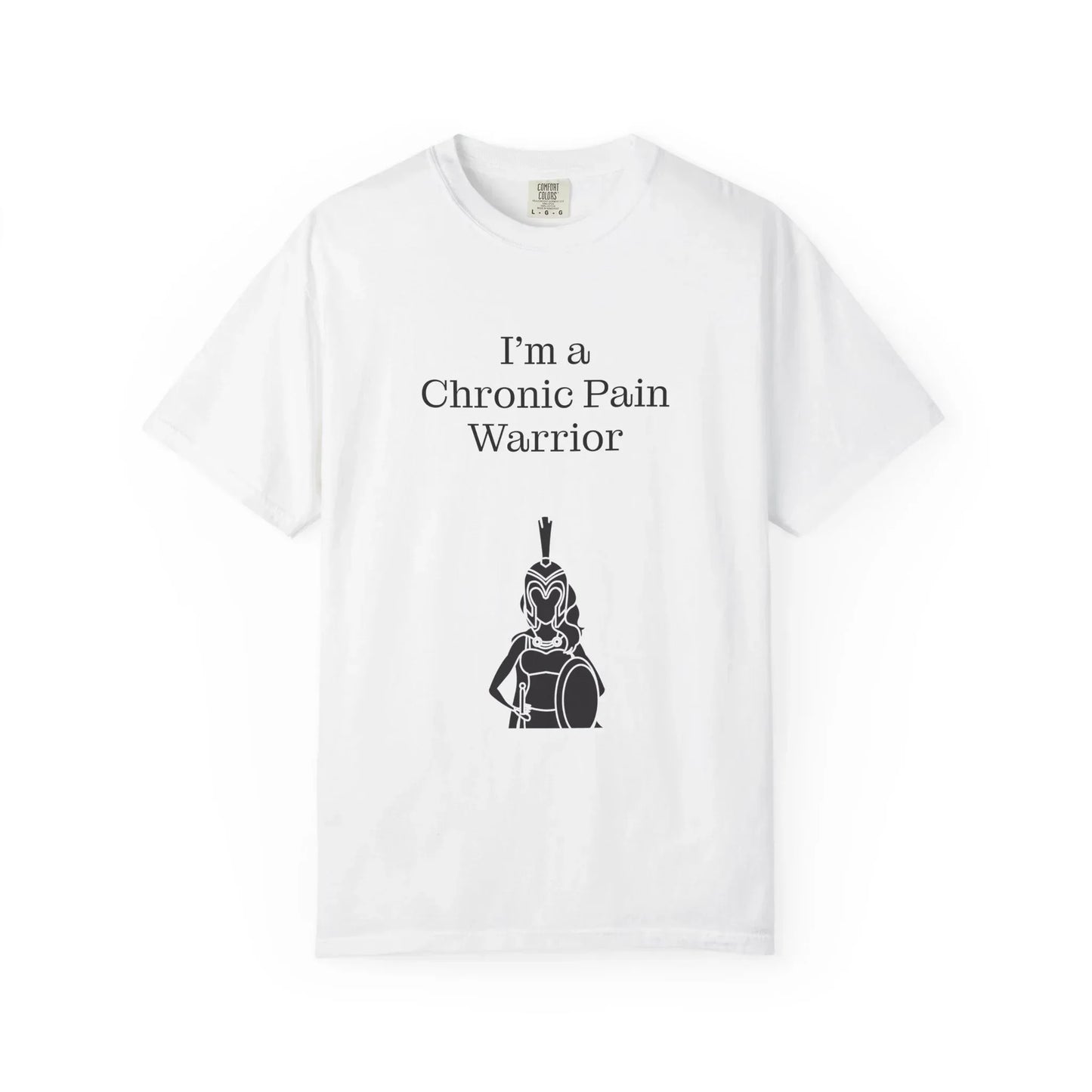 Chronic Pain Warrior Unisex Garment-Dyed T-Shirt - Empowering Supportive Apparel - The Dreamer's Bookshop.