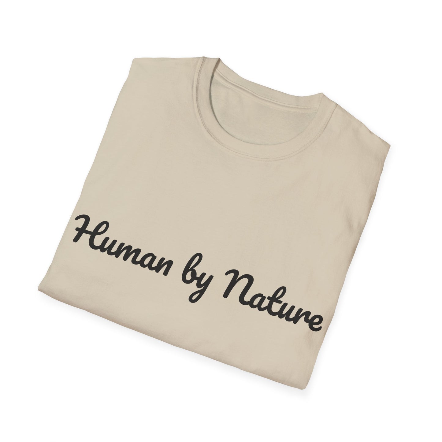 Unisex T-Shirt - "Human by Nature" for Book Lovers