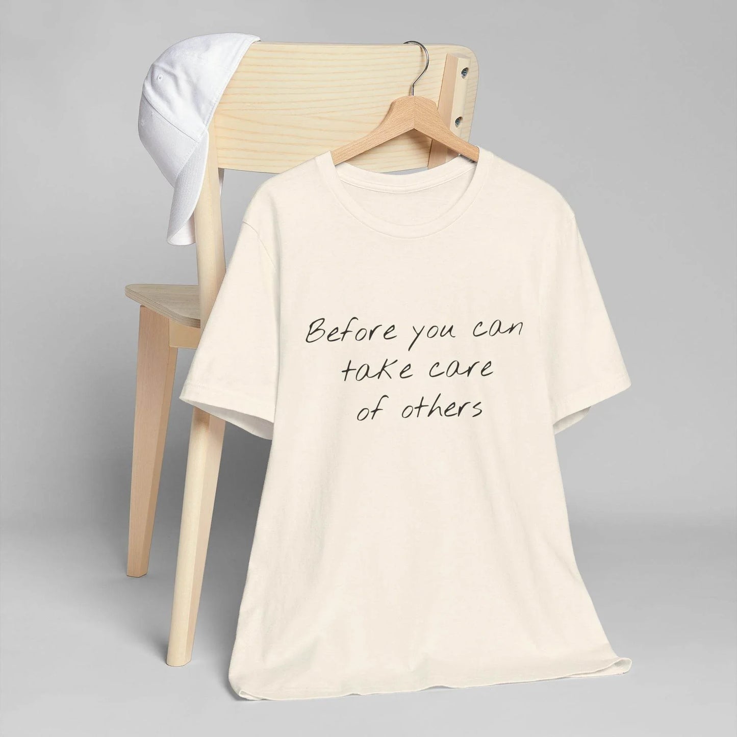 Unisex Jersey T-Shirt - 'Take Care' Inspirational - The Dreamer's Bookshop.