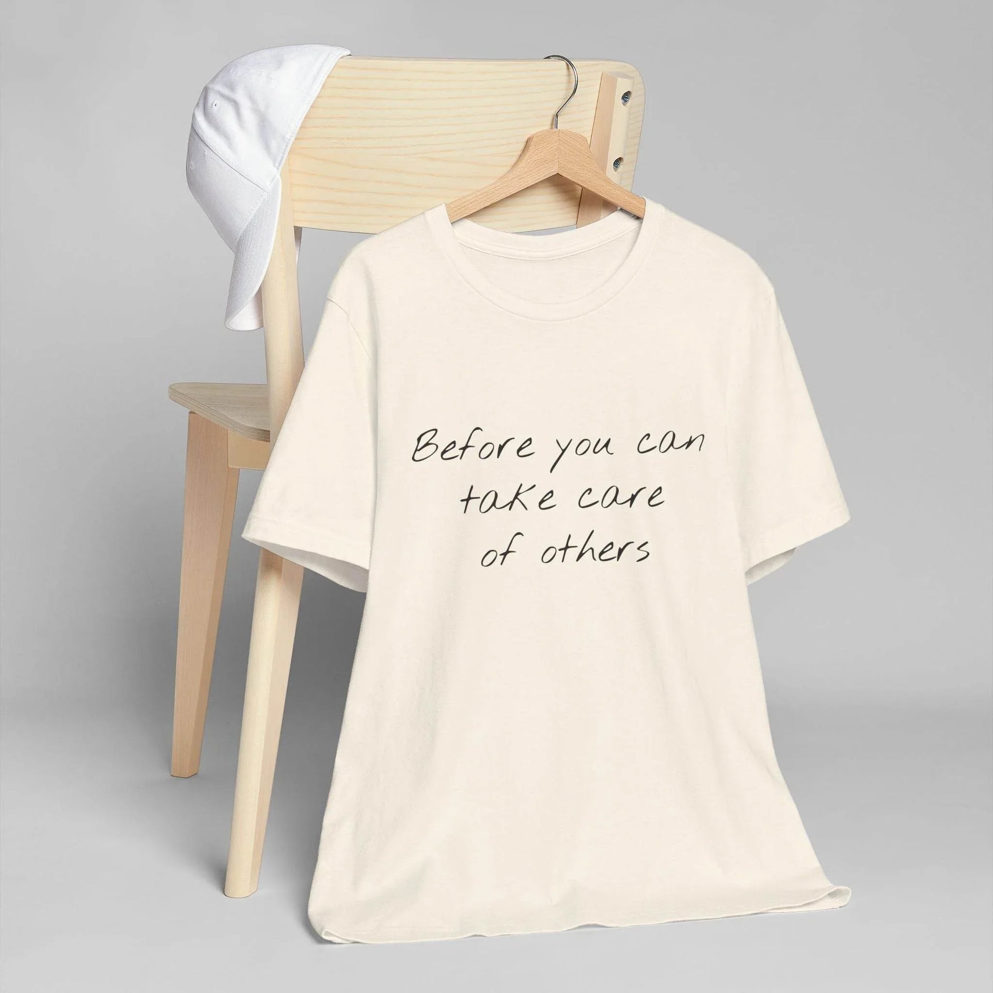 Unisex Jersey T-Shirt - 'Take Care' Inspirational - The Dreamer's Bookshop.