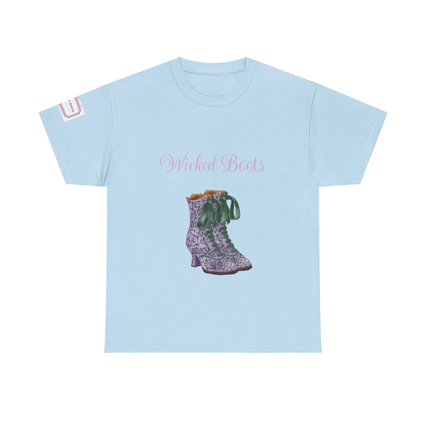 US (Ww) Wicked Boots Graphic Unisex Heavy Cotton Tee