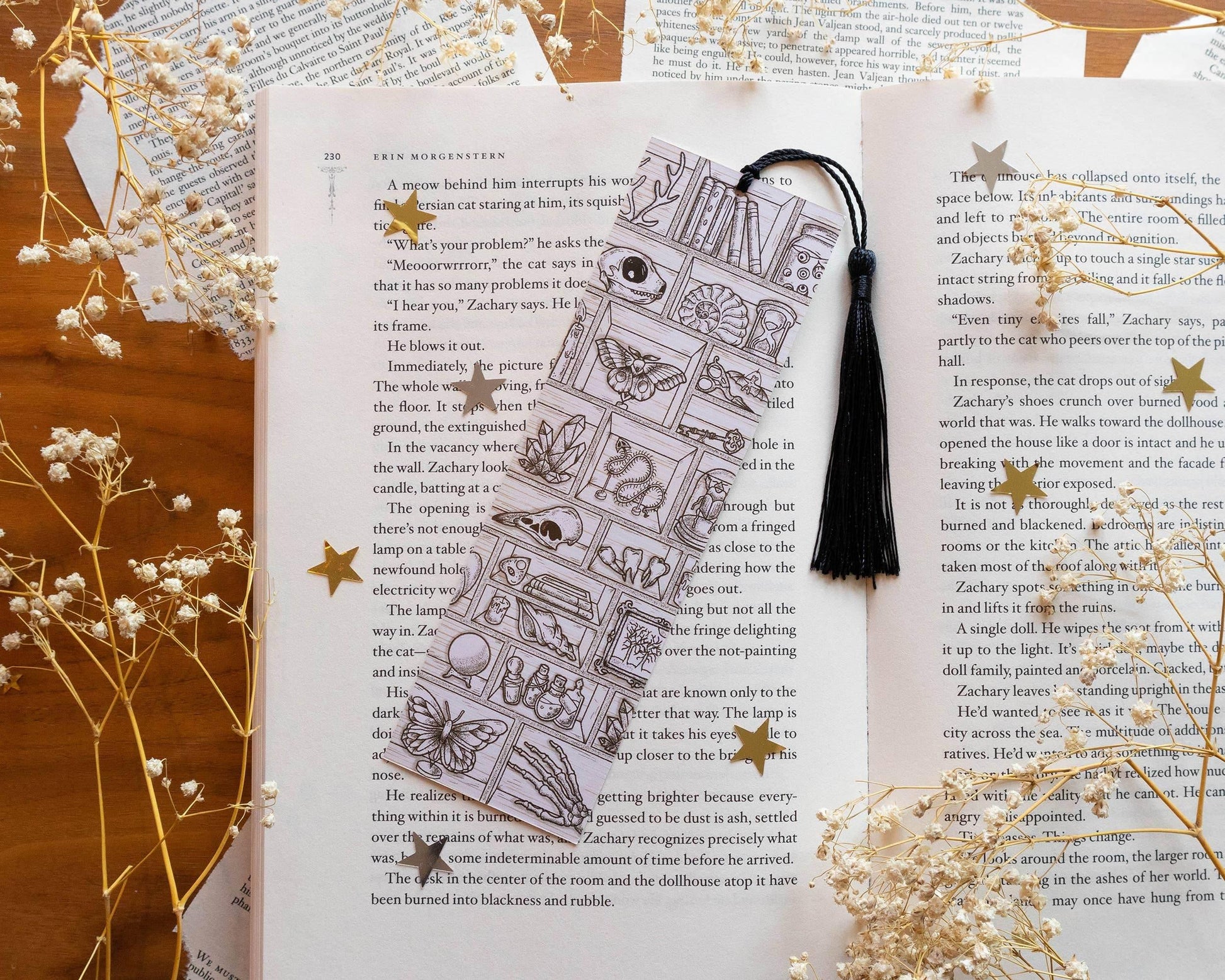 Basically Britt - Cabinet of Curiosities Bookmark - Dark Academia Vibes - The Dreamer's Bookshop.