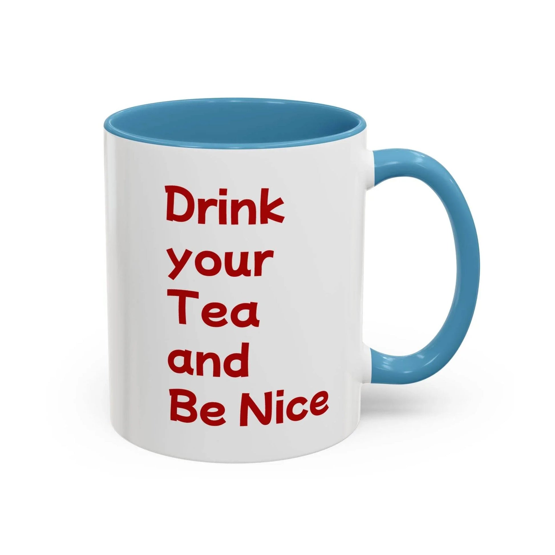 Cute Cat Love Tea Mug - 11 & 15oz Drink and be Nice - The Dreamer's Bookshop.