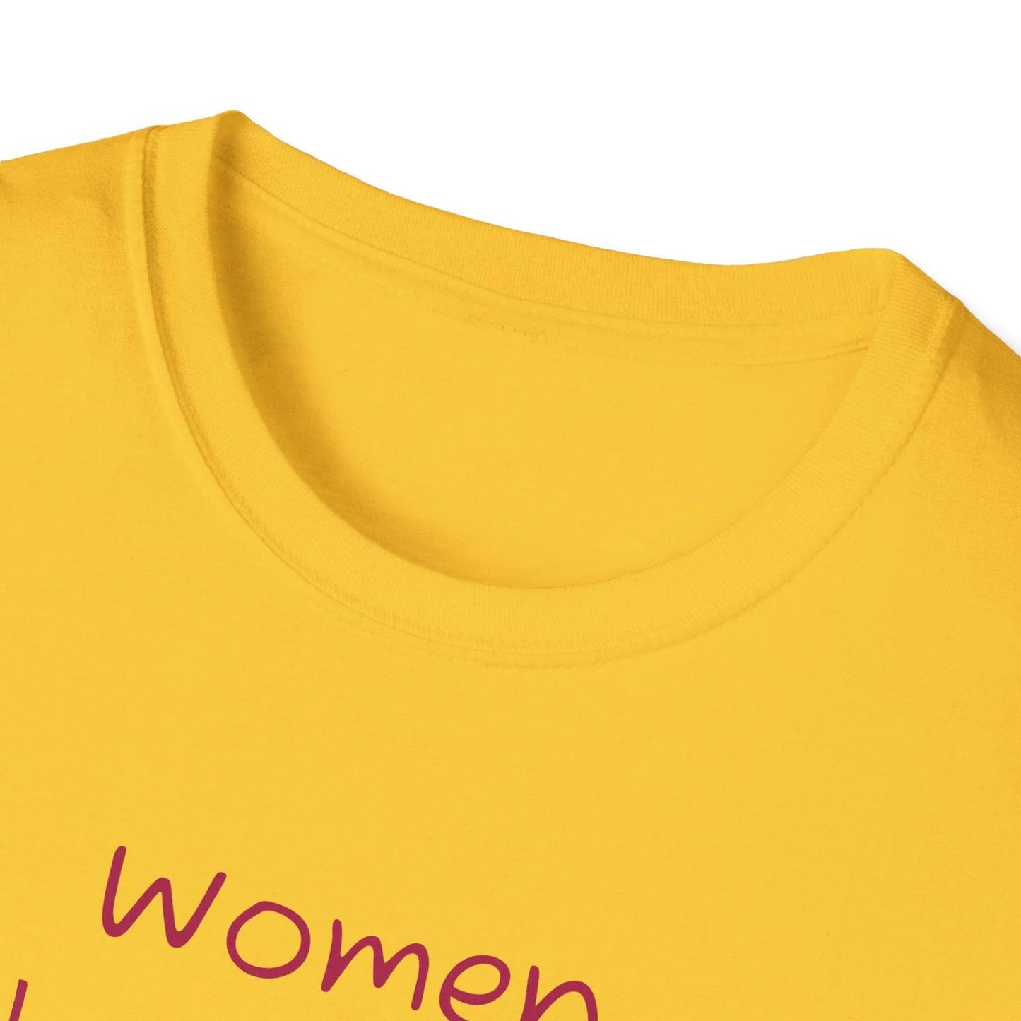 Inspirational Unisex Softstyle T-Shirt - 'Women' Motivational Design - The Dreamer's Bookshop.