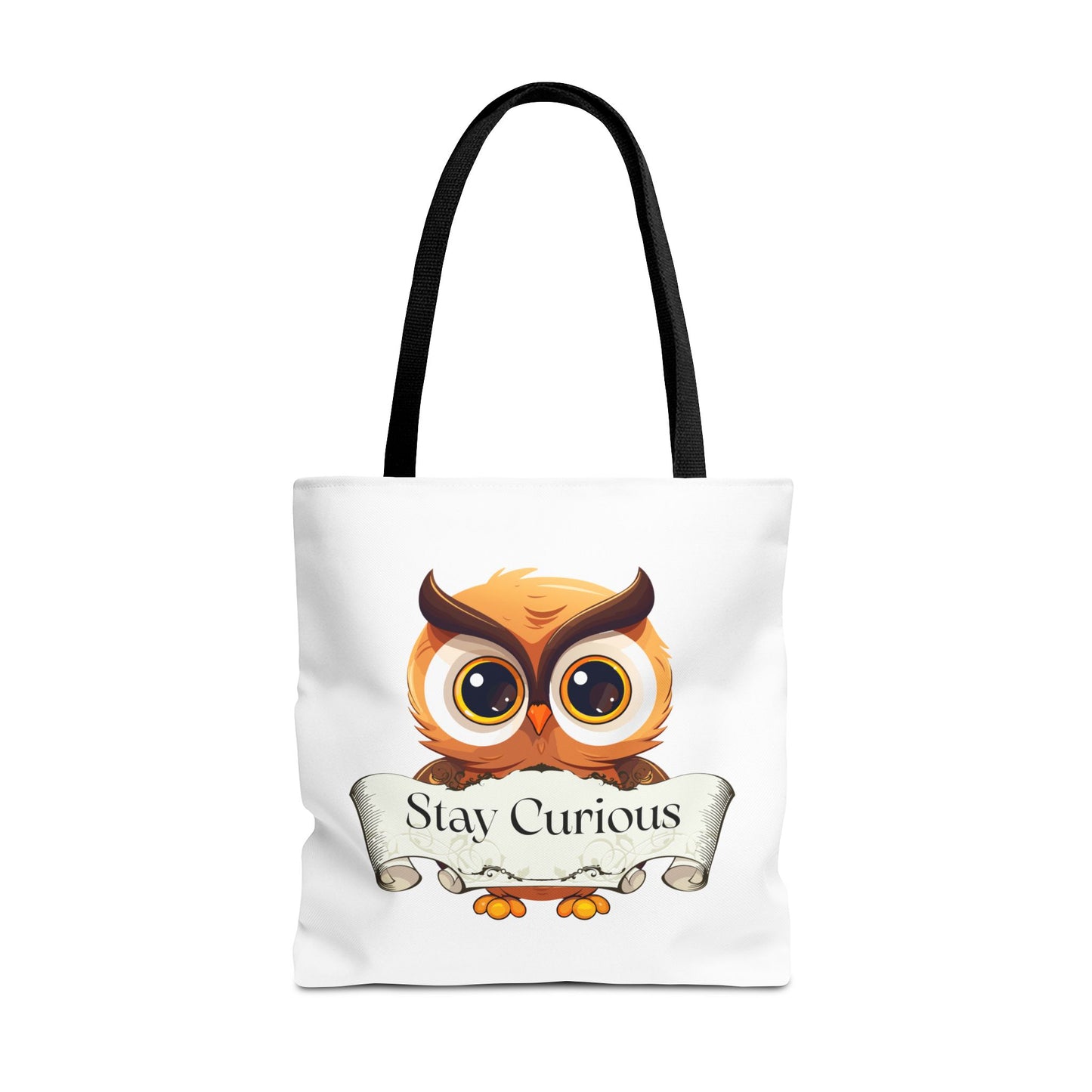 Literary Tote Bag - Stay Curous - The Dreamer's Bookshop Designs