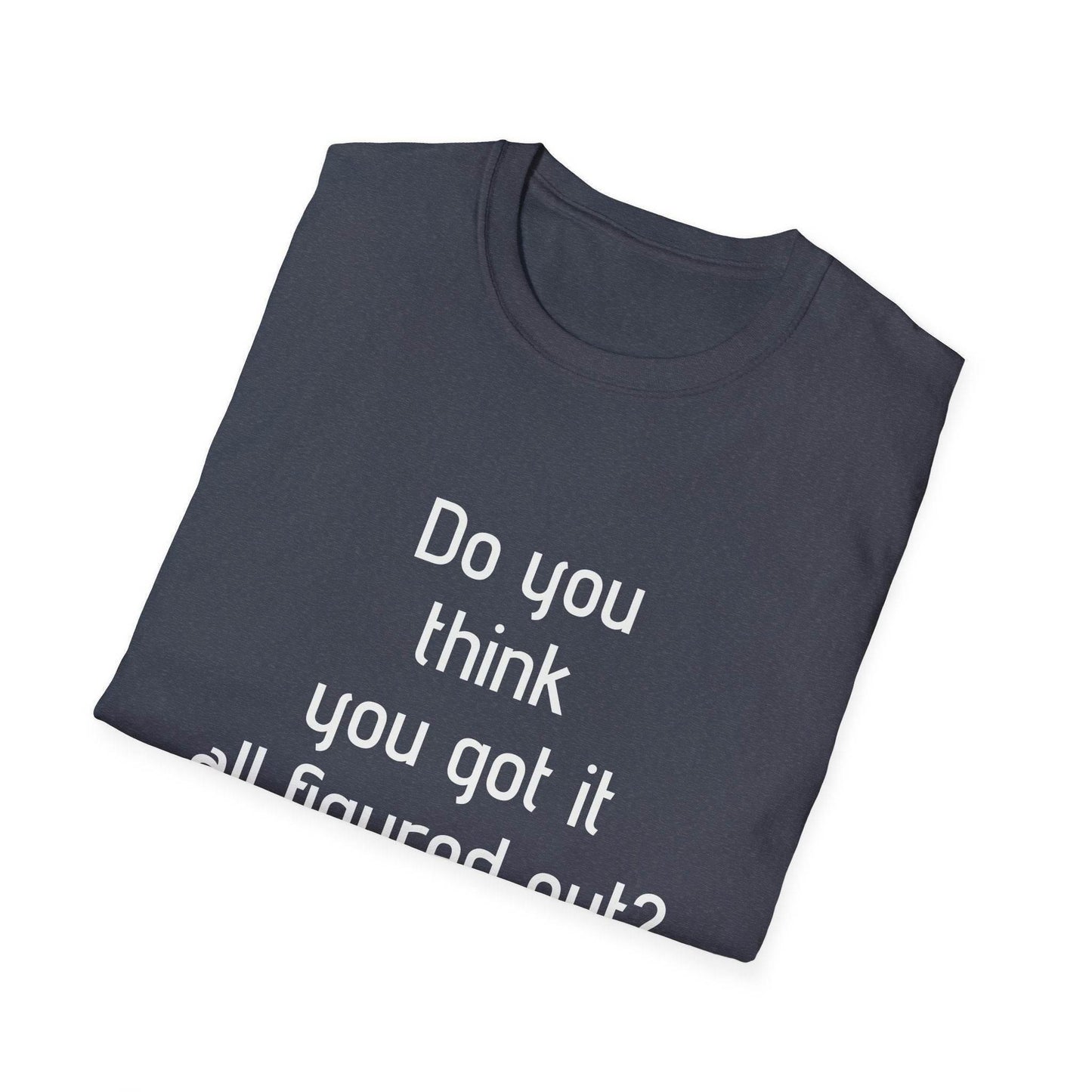 Unisex Softstyle T-Shirt - 'Think Again' - The Dreamer's Bookshop.