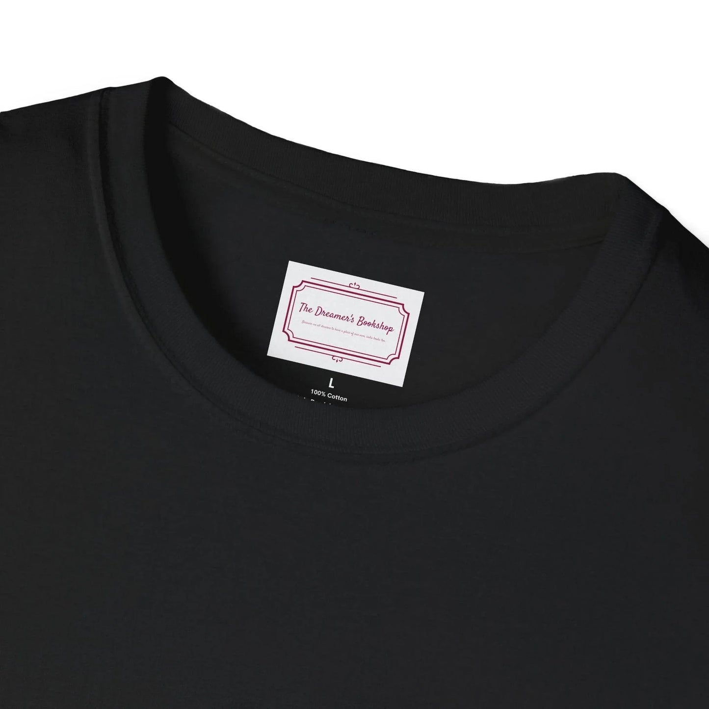 Inspirational Unisex Softstyle T-Shirt - Only those who never dare - The Dreamer's Bookshop.