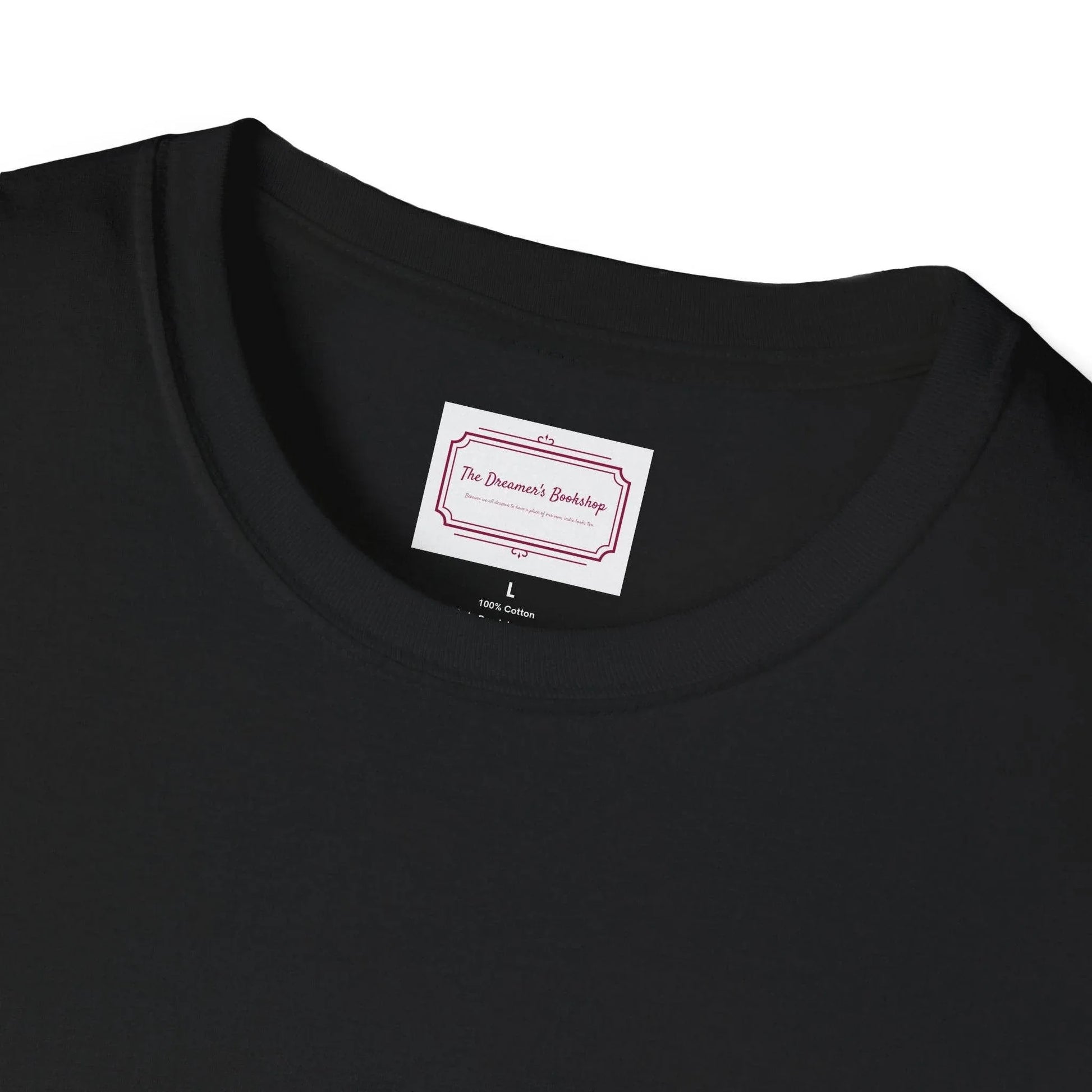 Inspirational Unisex Softstyle T-Shirt - Only those who never dare - The Dreamer's Bookshop.